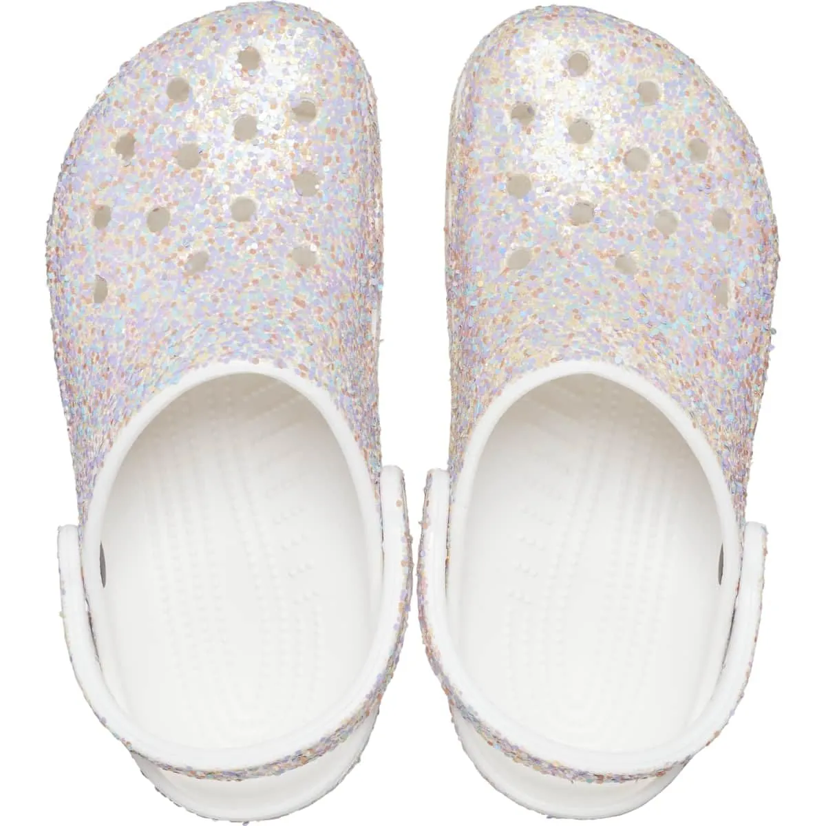Crocs Classic Rainbow Dye Clogs, Bianco/Multi, 10 Women/8 Men, 208106-94S-M2W4 - immagine 4
