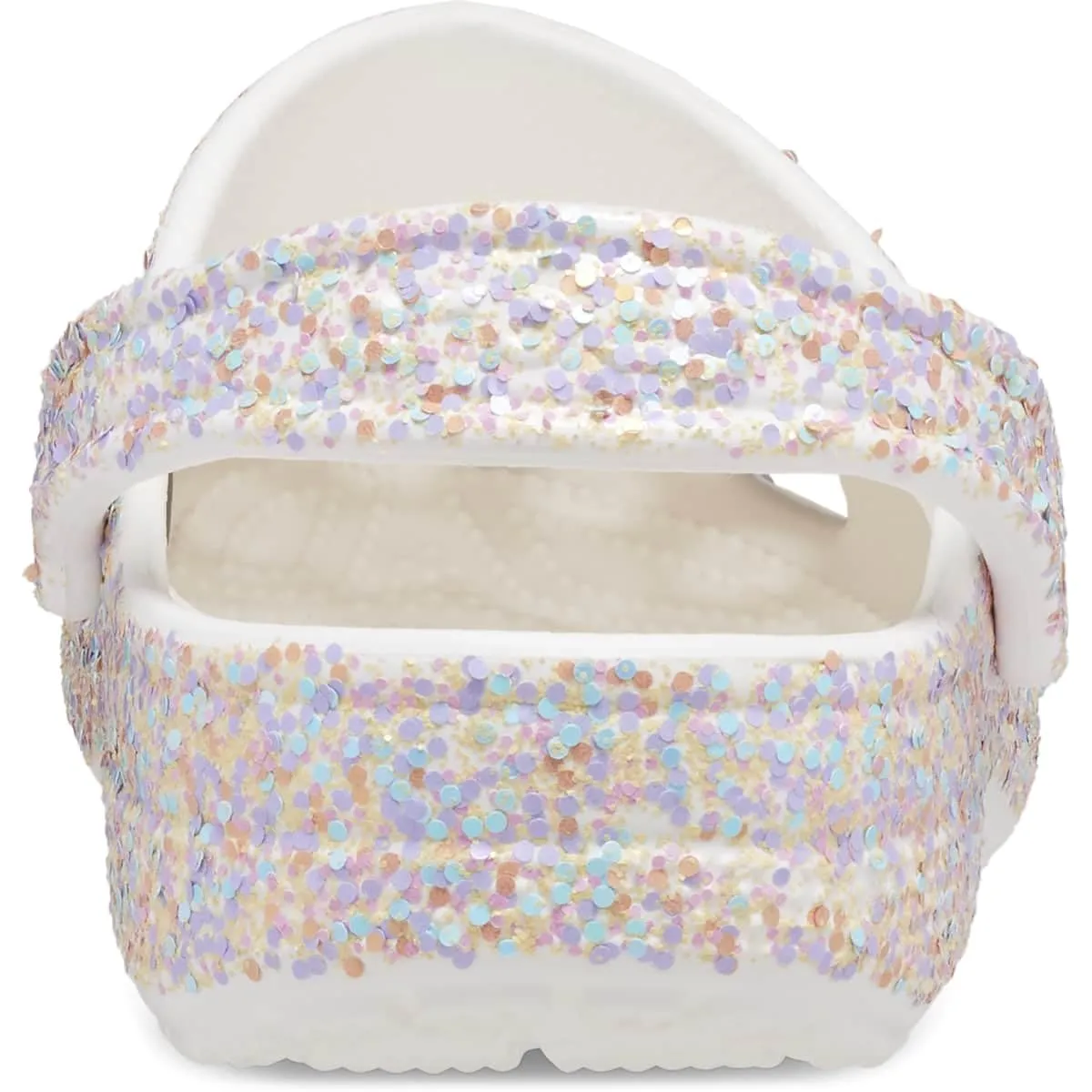 Crocs Classic Rainbow Dye Clogs, Bianco/Multi, 10 Women/8 Men, 208106-94S-M2W4 - immagine 7