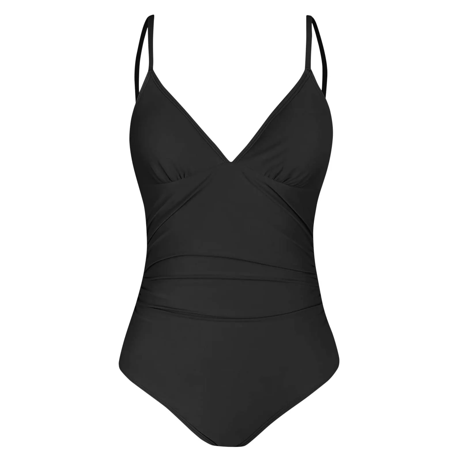 Generico Costume Intero Donna Push Up Modellante con Scollo a V e Spalline Regolabili - immagine 6