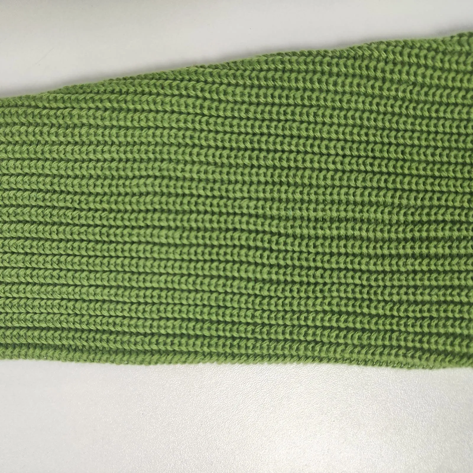 Duohropke Maglia a maniche lunghe da uomo con scollo a V, slim fit, verde, L - immagine 6