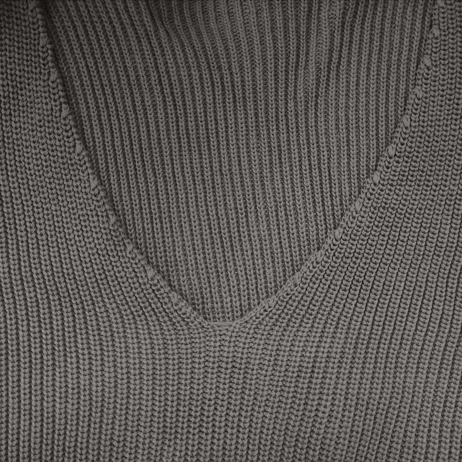 Duohropke Maglia a maniche lunghe da uomo con scollo a V slim fit, grigio, XL - immagine 5