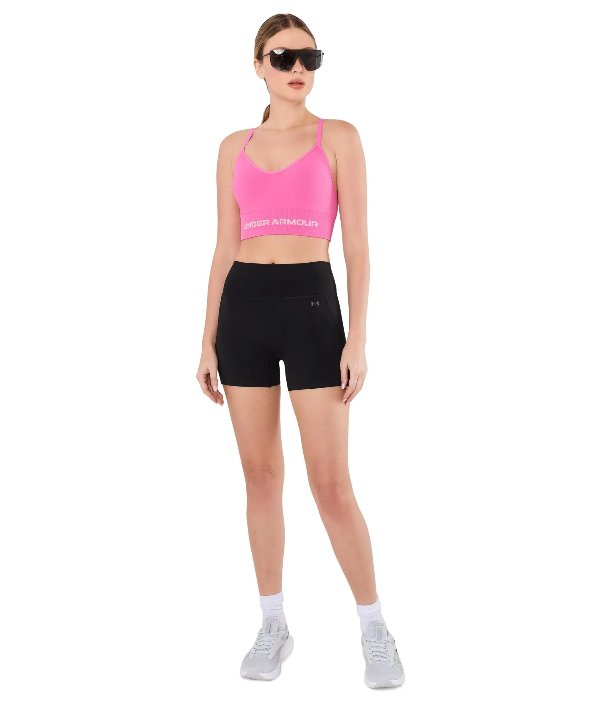 Under Armour Vanish Seamless Low Bra - Pink Frenzy, Small - immagine 2