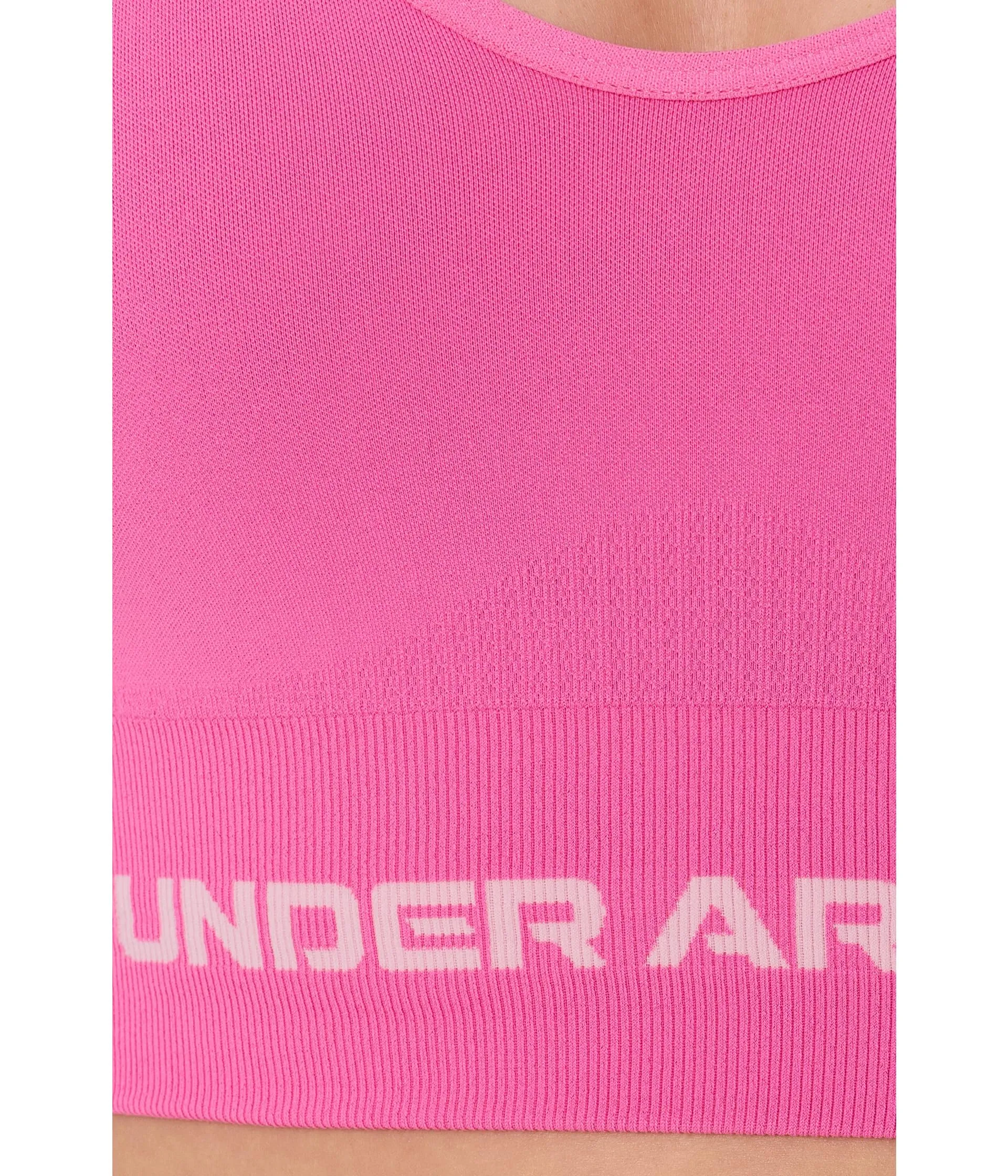 Under Armour Vanish Seamless Low Bra - Pink Frenzy, Medium - immagine 5