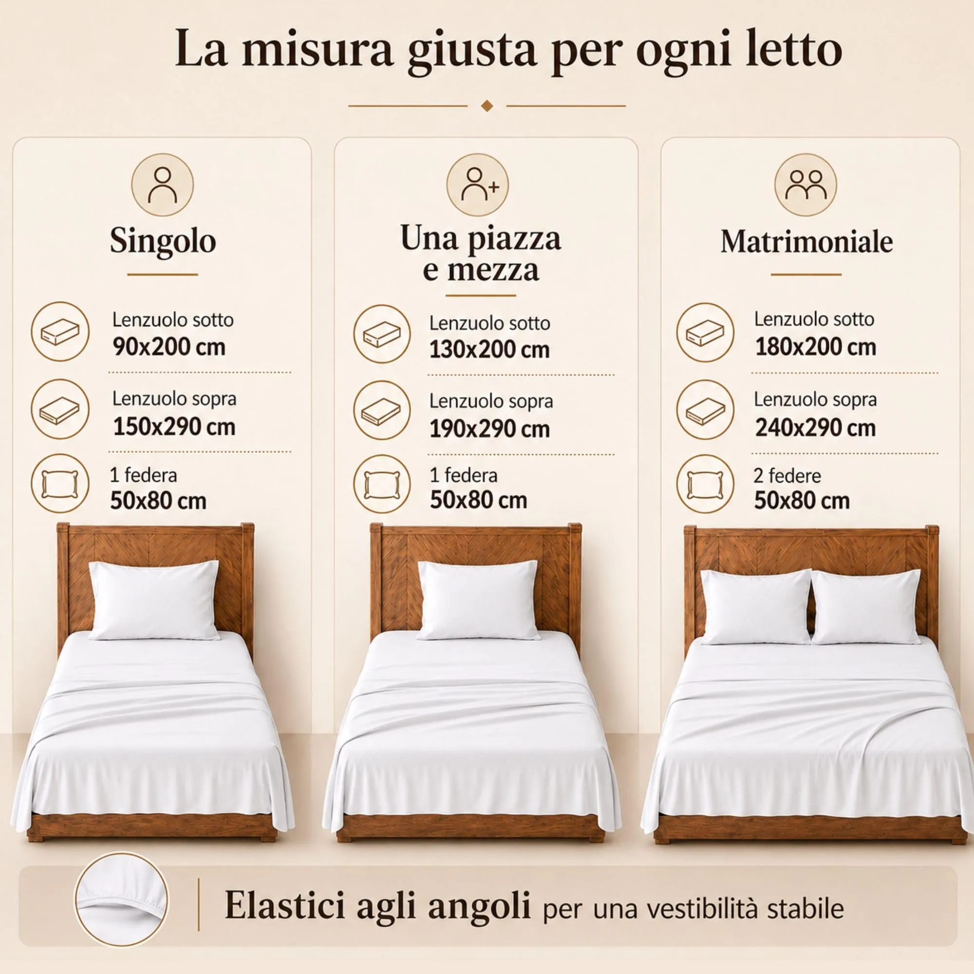 Narciso Completo Letto Una Piazza e Mezza 100% Cotone Made in Italy, Rosa Scuro (Lenzuolo Sotto 130x200, Lenzuolo Sopra 190x290, Federa 50x80cm) - immagine 5
