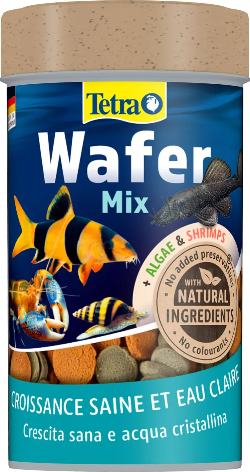 Tetra Wafer Mix Cibo per Pesci da Fondo e Crostacei, 100 ml - immagine 1