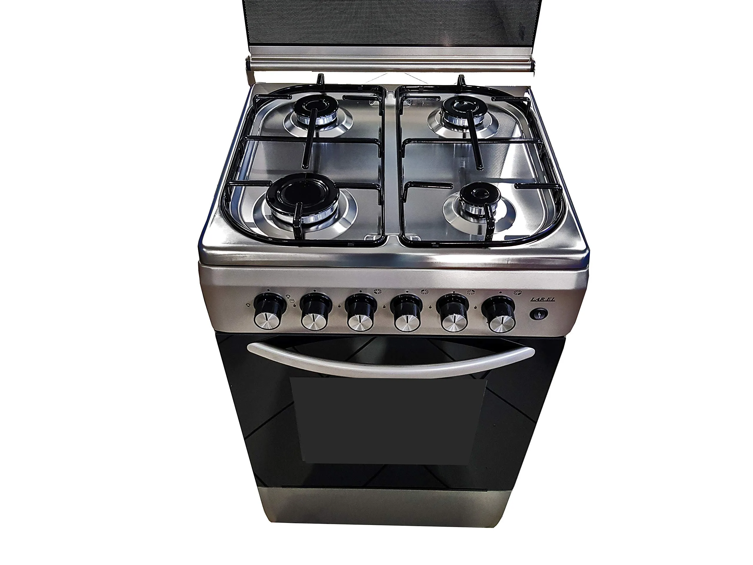 Lar.el Cucina 50x50 Forno a Gas con Grill Elettrico Inox Coperchio in Vetro CUC.L5005VX - immagine 4