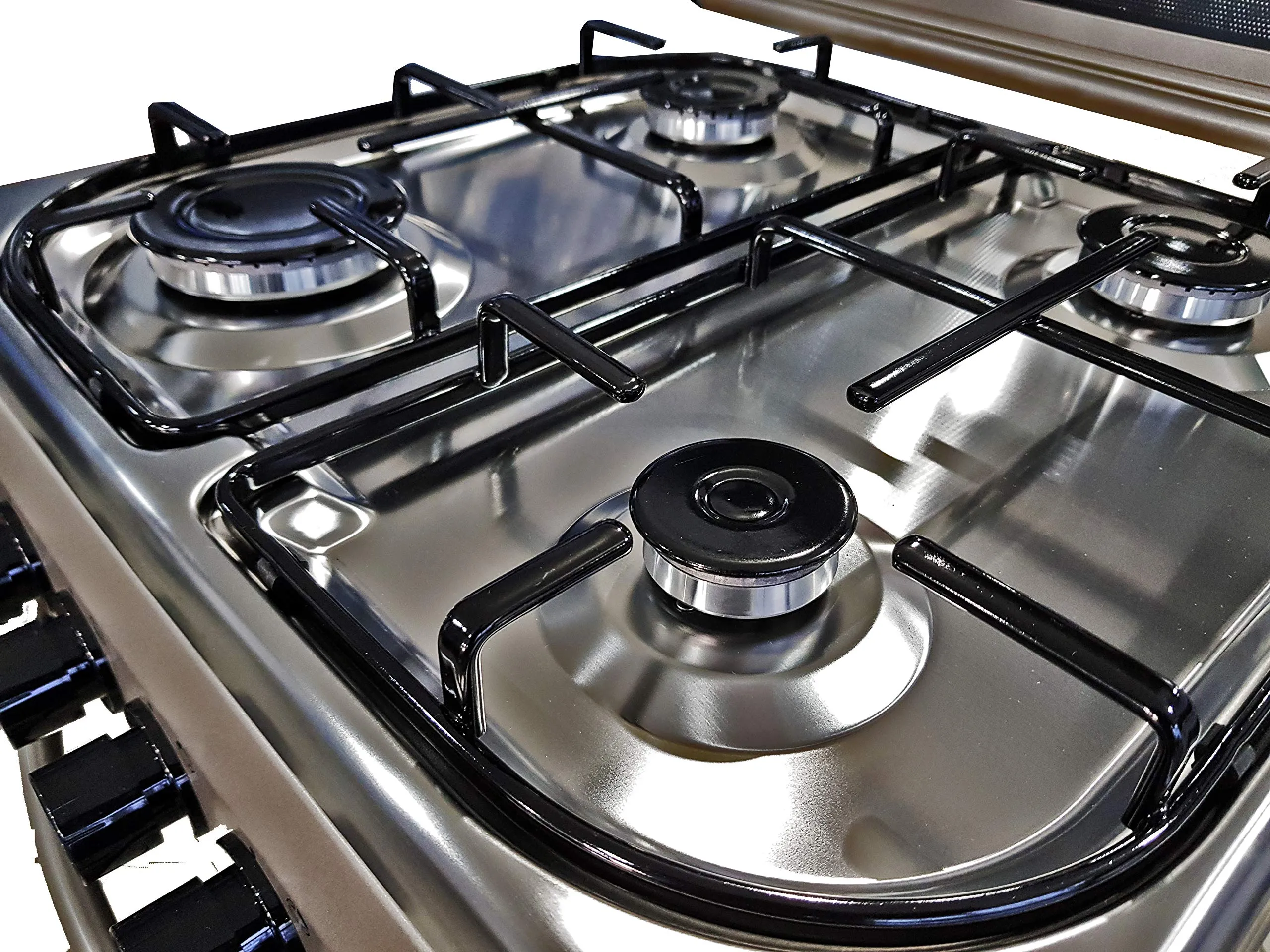 Lar.el Cucina 50x50 Forno a Gas con Grill Elettrico Inox Coperchio in Vetro CUC.L5005VX - immagine 5