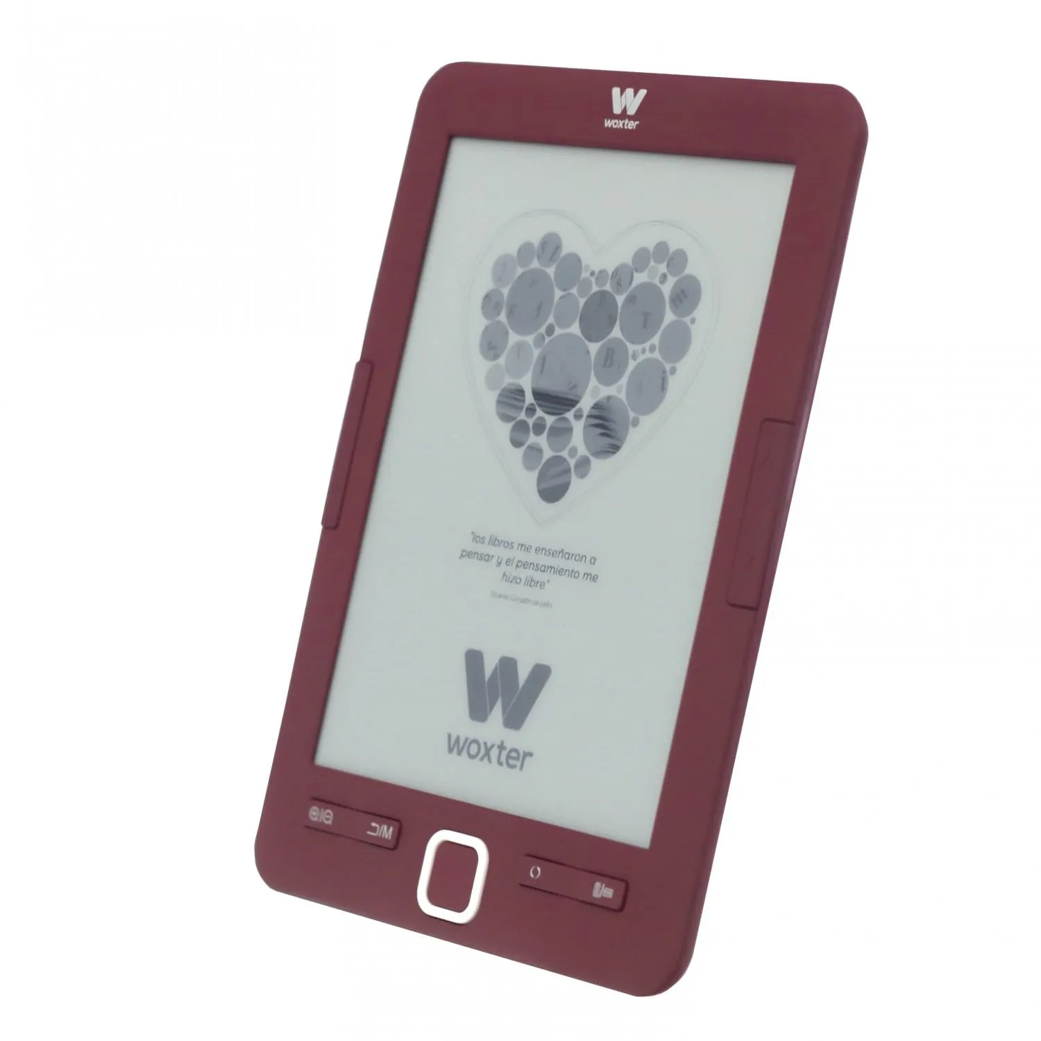 Woxter Scriba 195 E-Book Reader 6" 4 GB e-Ink Rosso - immagine 3
