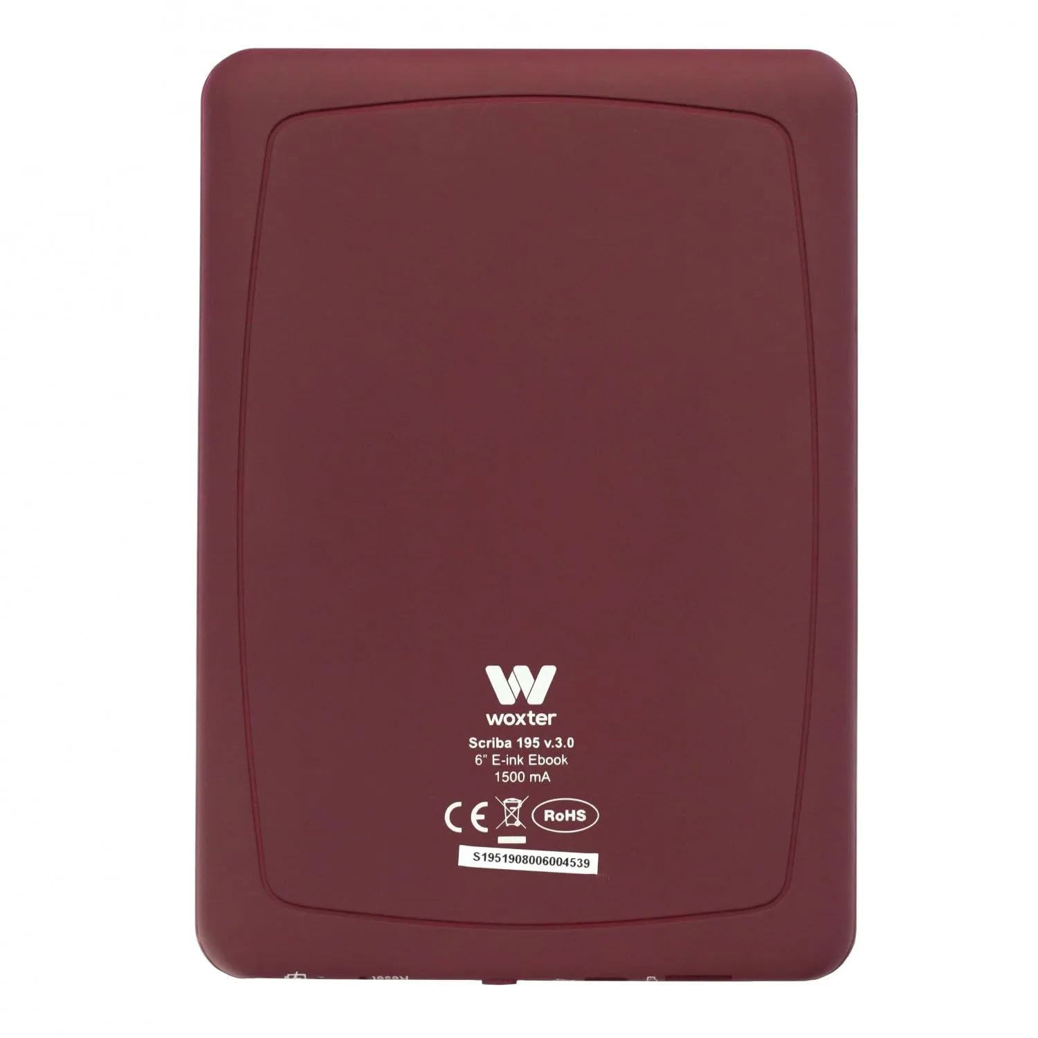 Woxter Scriba 195 E-Book Reader 6" 4 GB e-Ink Rosso - immagine 4