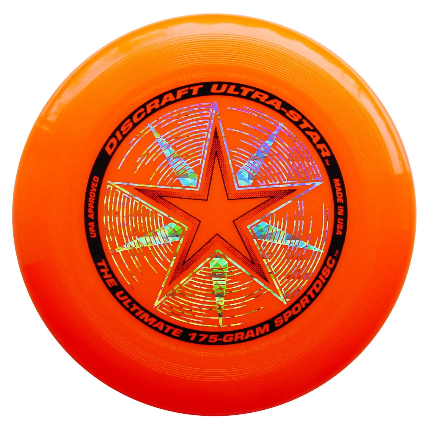 Discraft Ultra Star Frisbee, 175g, Bright Orange - immagine 1