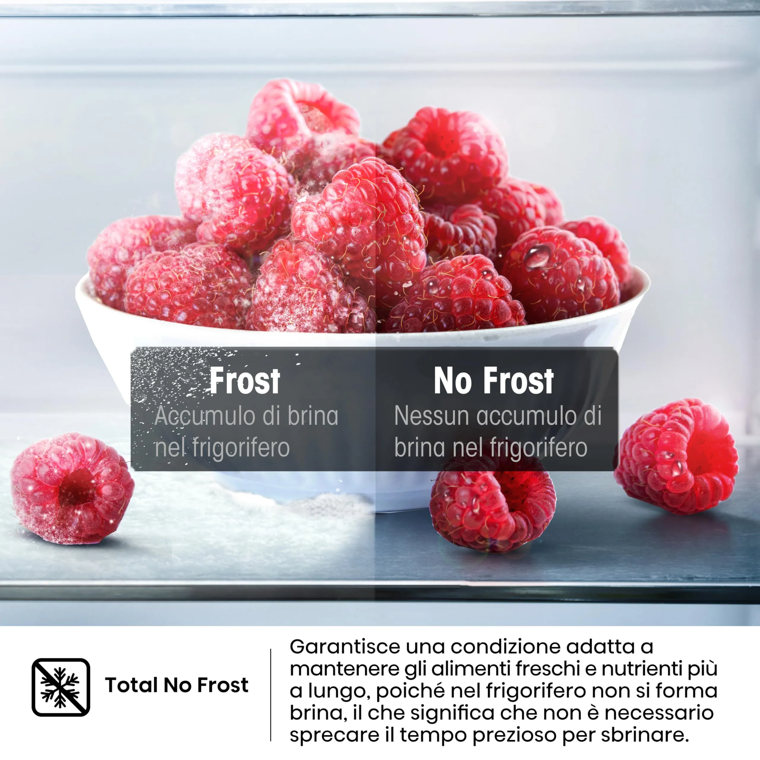 Hisense RT600N4WC2 Frigorifero Doppia Porta, 467 Litri, Total No Frost, Inox - immagine 4