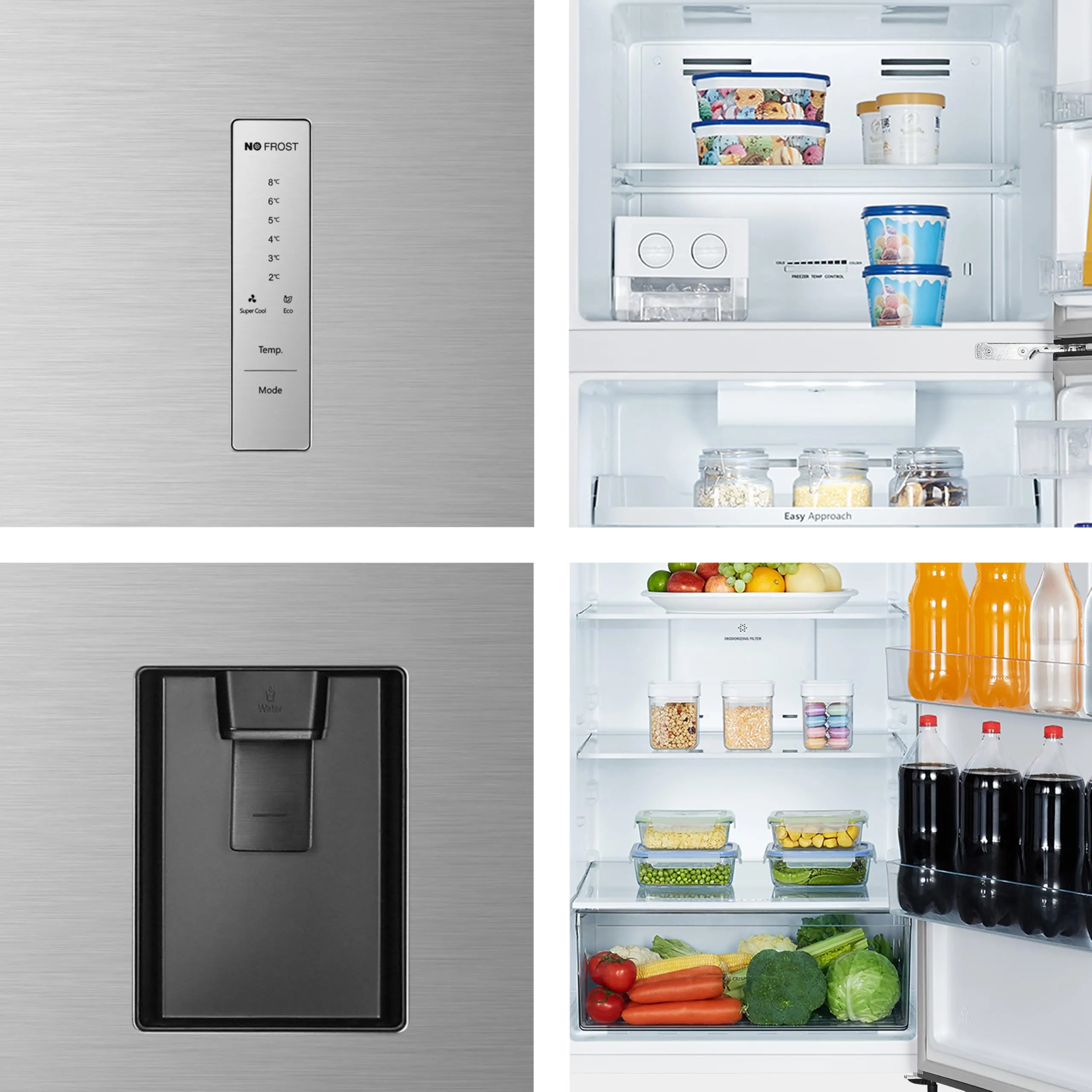 Hisense RT600N4WC2 Frigorifero Doppia Porta, 467 Litri, Total No Frost, Inox - immagine 11