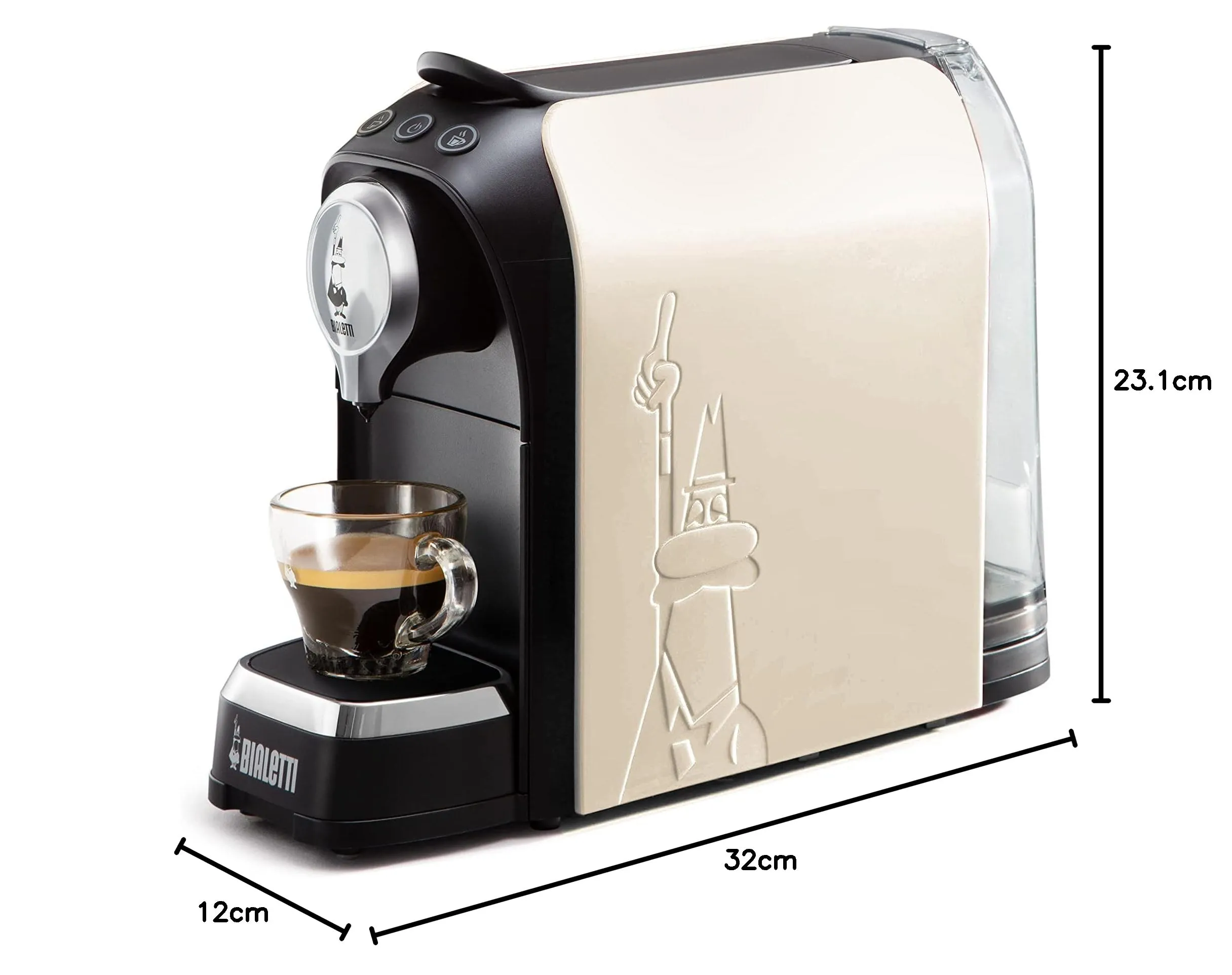Bialetti Super Macchina Caffè Espresso, Bianco Latte - immagine 7