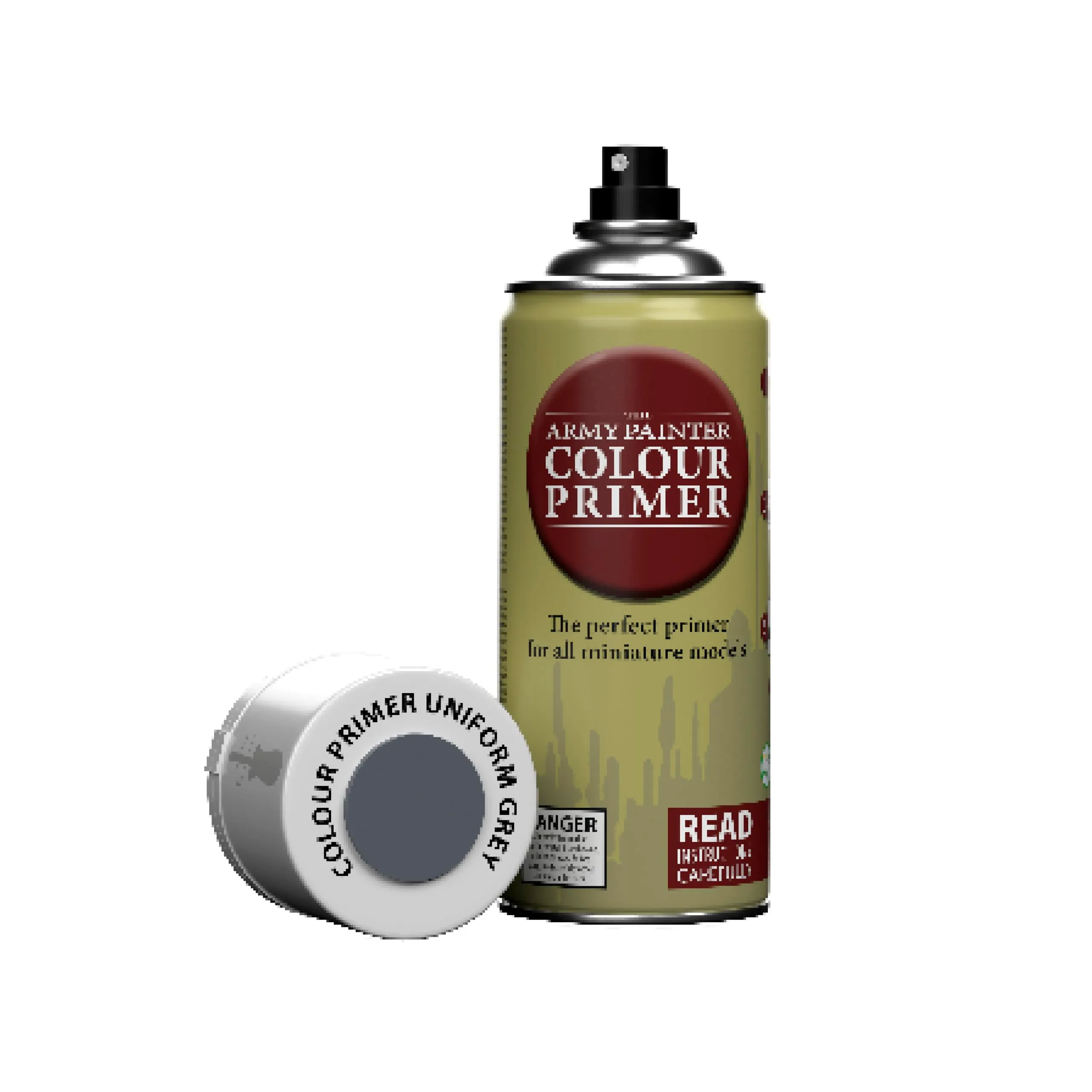 The Army Painter Colour Primer Uniform Grey, 400 ml Spray Acrylic - immagine 1