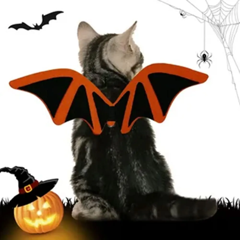 Butyeak Costume da Pipistrello per Cani e Gatti, Ali di Halloween per Animali Domestici, Taglia Piccola - immagine 3