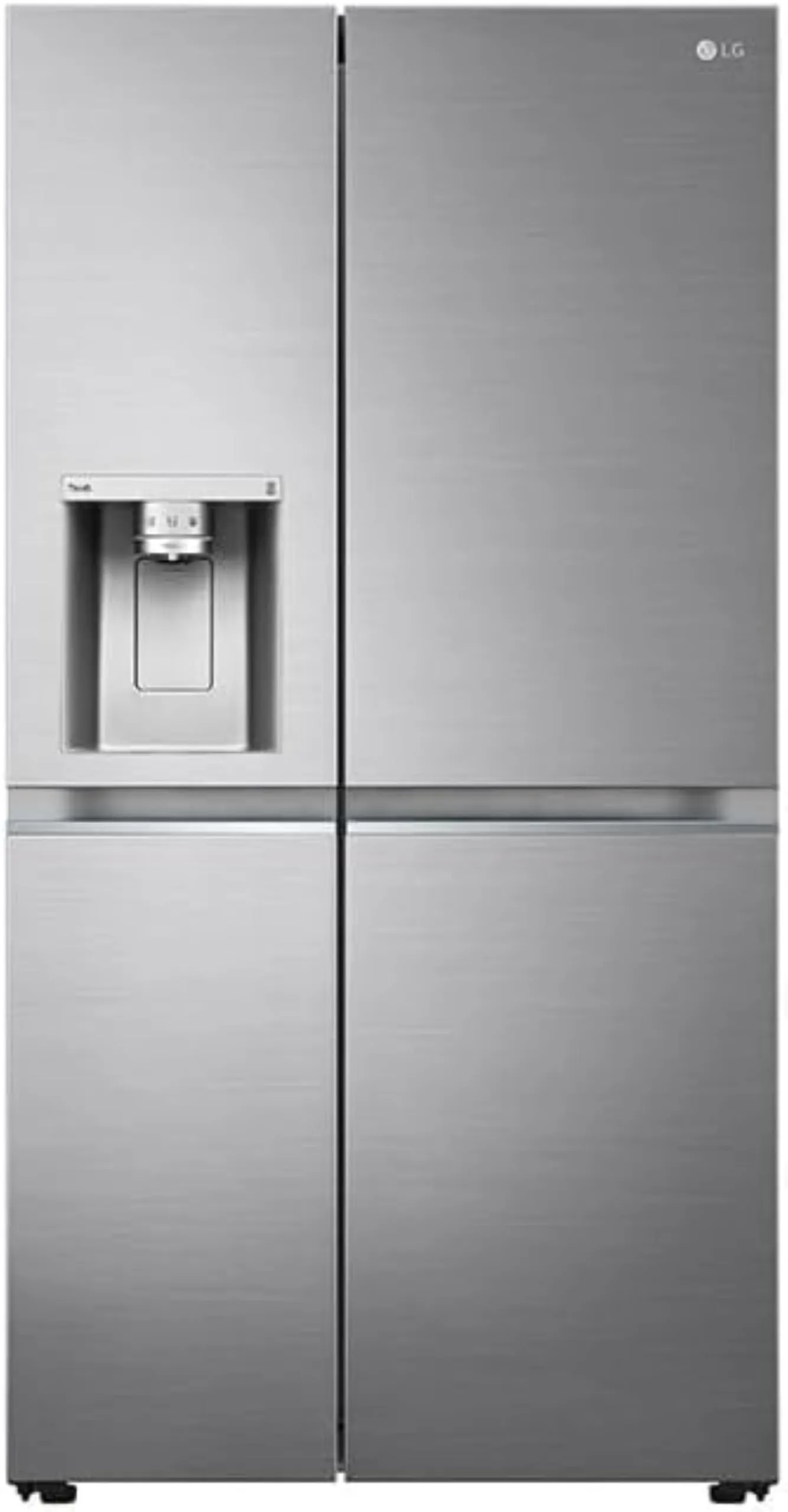 LG GSLV90PZAD Frigorifero Side-by-Side Americano Total No Frost, 635 l, Wi-Fi, Door & Linear Cooling, Dispenser Acqua e Ghiaccio, UVnano, Inox - immagine 1