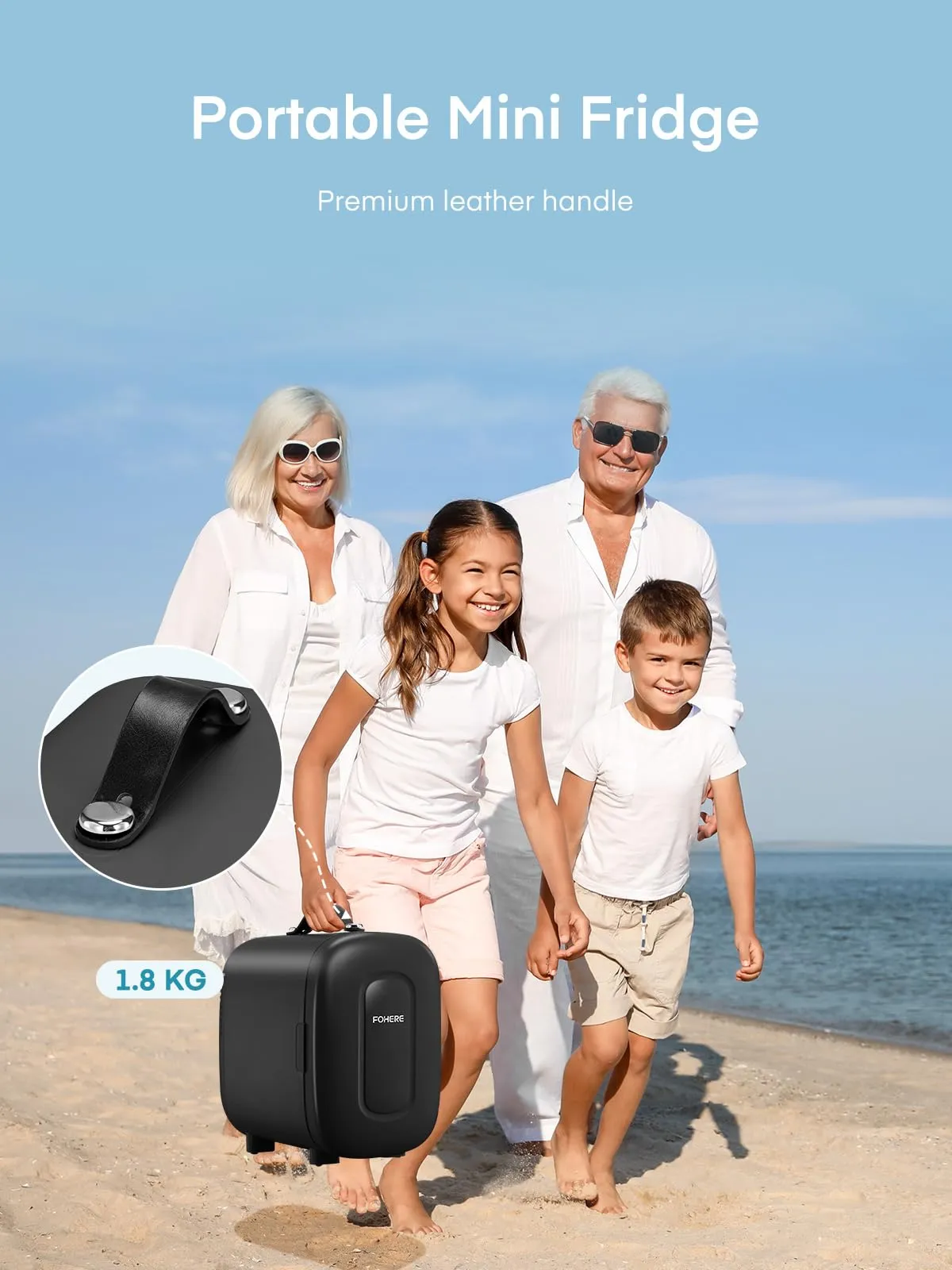 FOHERE Mini Frigo 2 in 1, Frigorifero Portatile 5 Litri - immagine 6
