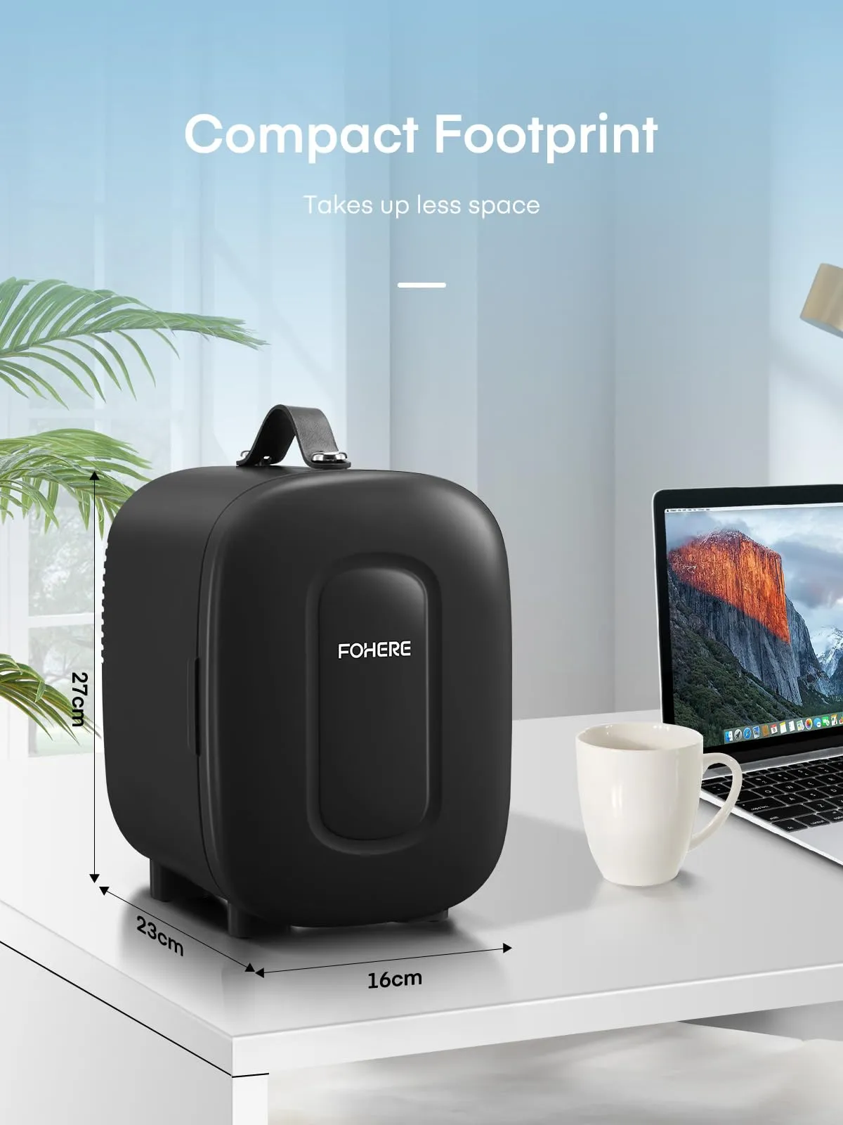 FOHERE Mini Frigo 2 in 1, Frigorifero Portatile 5 Litri - immagine 7