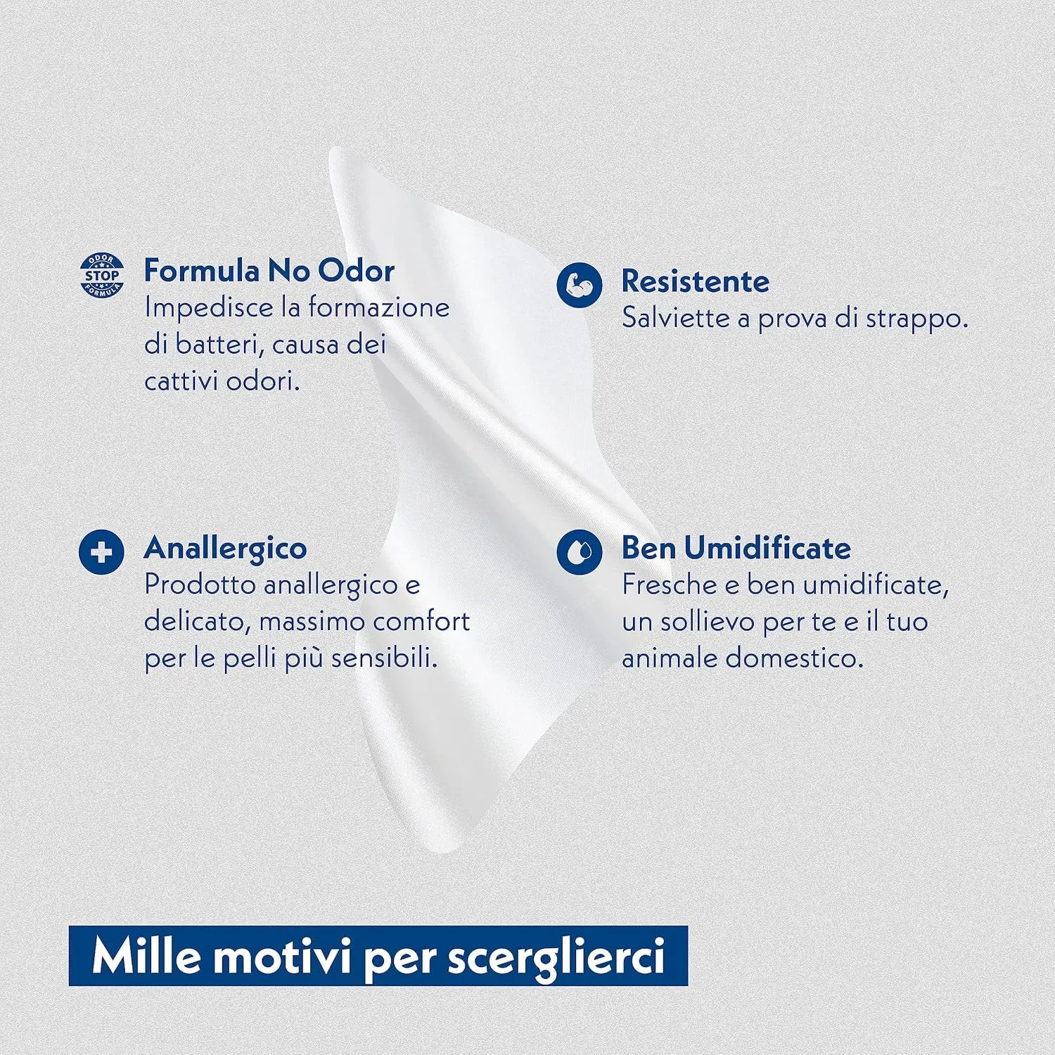 Amore Mio Salviette con Clorexidina Maxi Formato Extra Large per Cani e Gatti, 30x20 cm - 3 Confezioni da 110 Salviettine - immagine 4