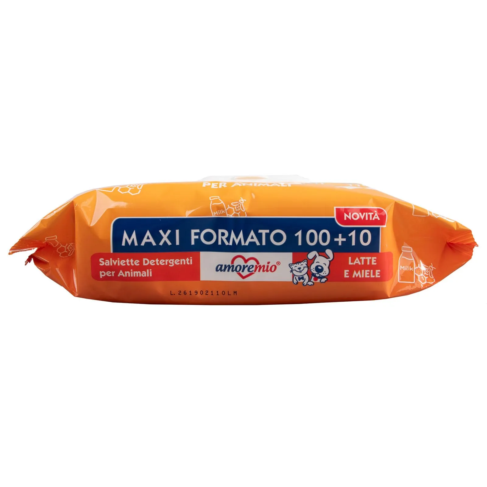 Amore Mio Salviette con Clorexidina Maxi Formato Extra Large per Cani e Gatti, 30x20 cm - 3 Confezioni da 110 Salviettine - immagine 10