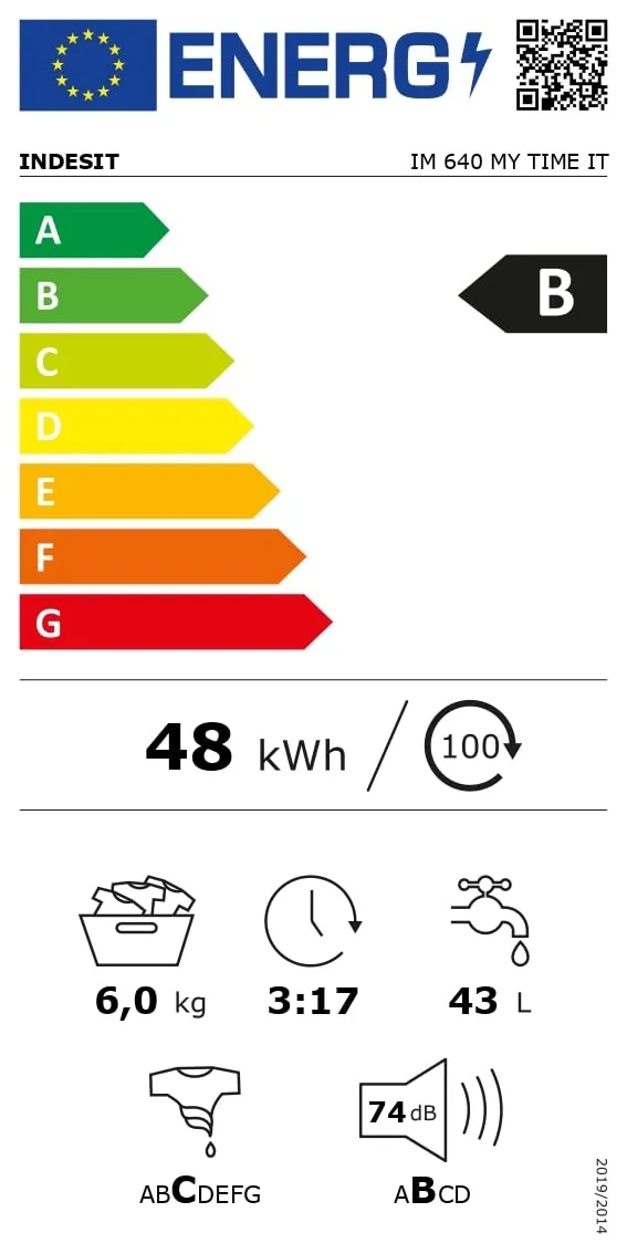 Indesit IM 640 My Time It Lavatrice 6 kg - immagine 6