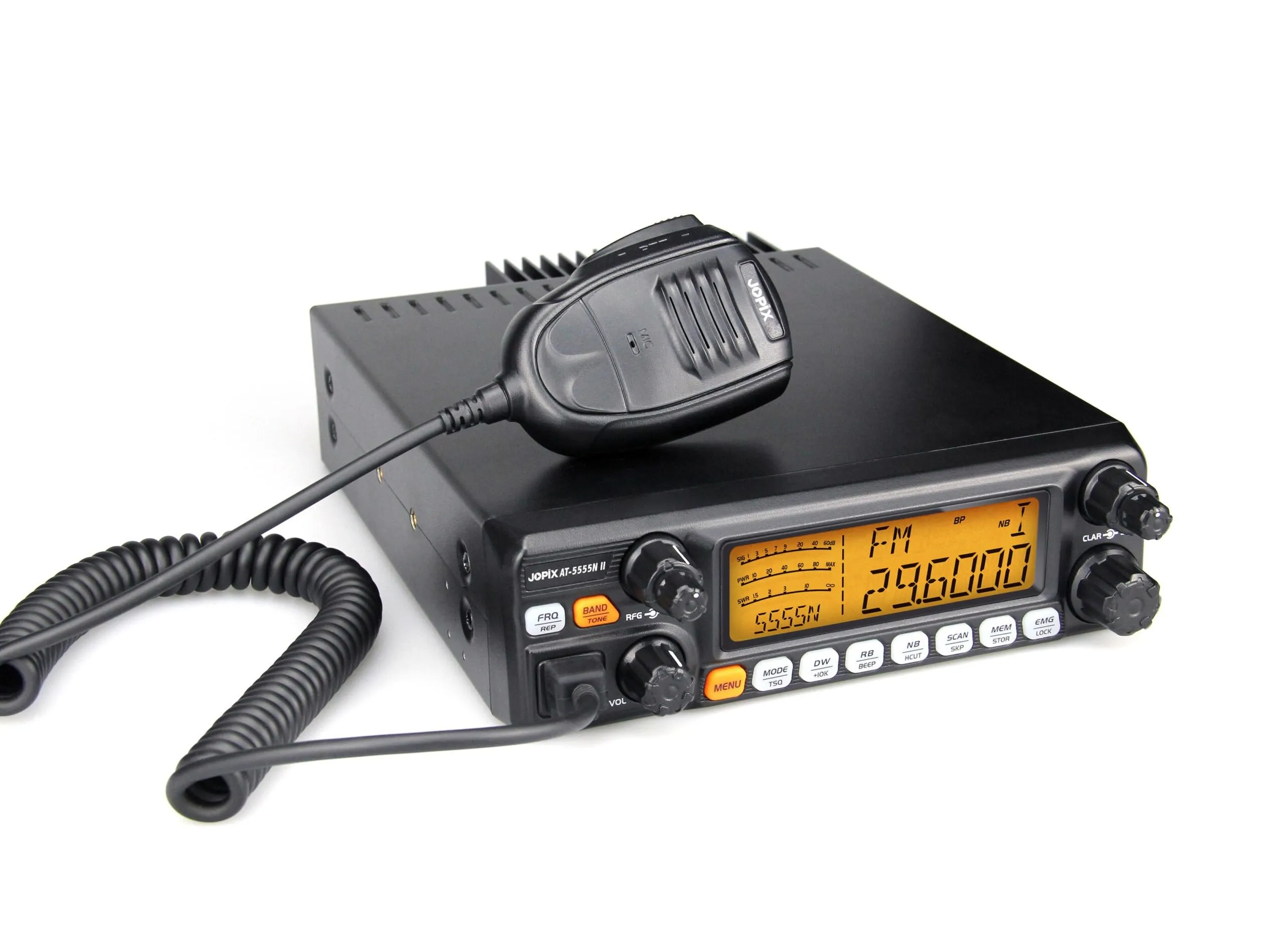 Jopix AT-5555N II Ricetrasmettitore Mobile 10 Metri per Radioamatori Multimodo 60W PEP, AM/FM/SSB/CW/PA, NRC TX-RX, VOX e Ricezione VHF 2M - immagine 3