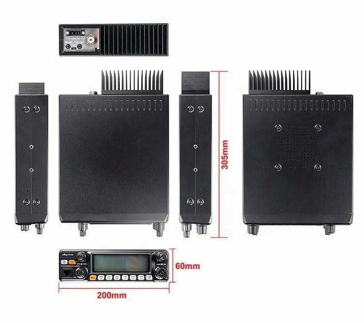Jopix AT-5555N II Ricetrasmettitore Mobile 10 Metri per Radioamatori Multimodo 60W PEP, AM/FM/SSB/CW/PA, NRC TX-RX, VOX e Ricezione VHF 2M - immagine 5