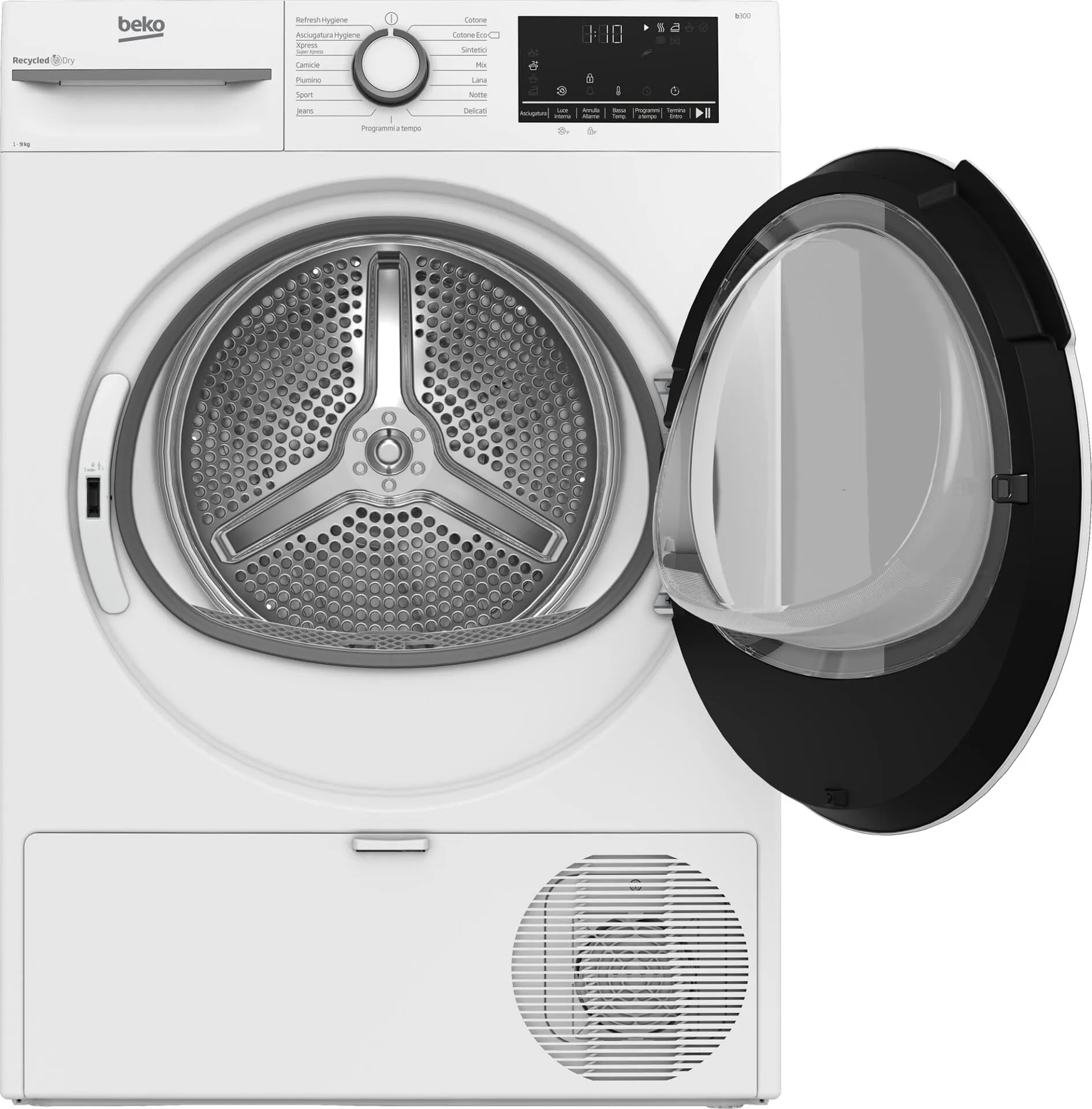 Beko BMT491WI Asciugatrice 9 kg Motore Inverter Classe Energetica A+++ - immagine 3