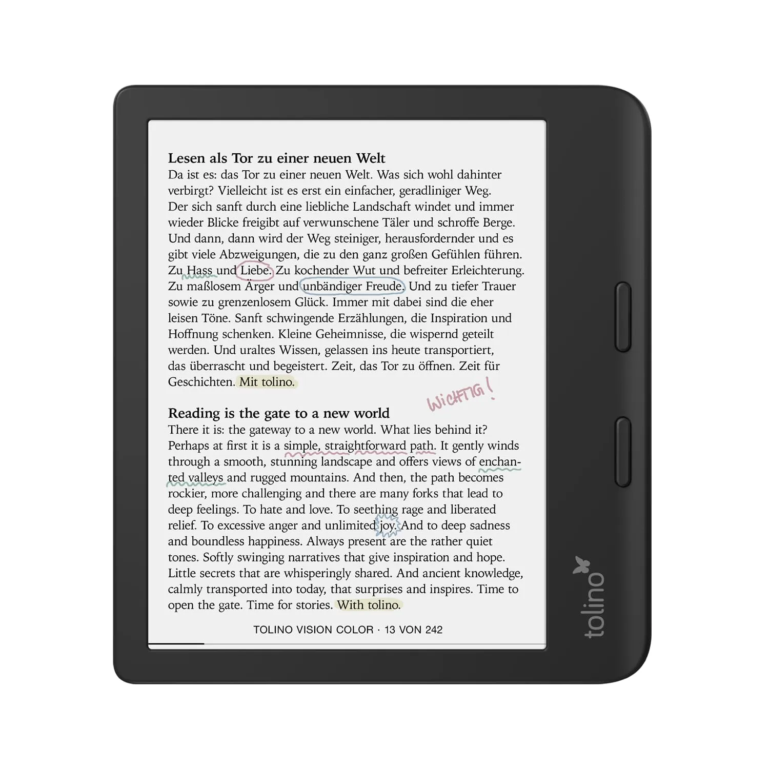 Tolino Vision Color Black - immagine 2