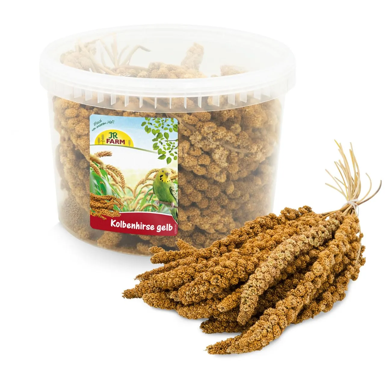 JR Farm Birds Miglio Pallone Giallo in Secchio 500 g - immagine 1