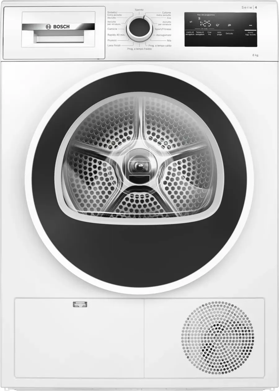 Bosch Serie 4 WTH85208II Asciugatrice a pompa di calore 8 kg Bianco - immagine 2