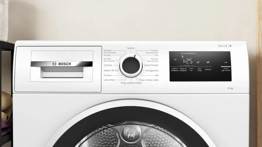 Bosch Serie 4 WTH85208II Asciugatrice a pompa di calore 8 kg Bianco - immagine 3