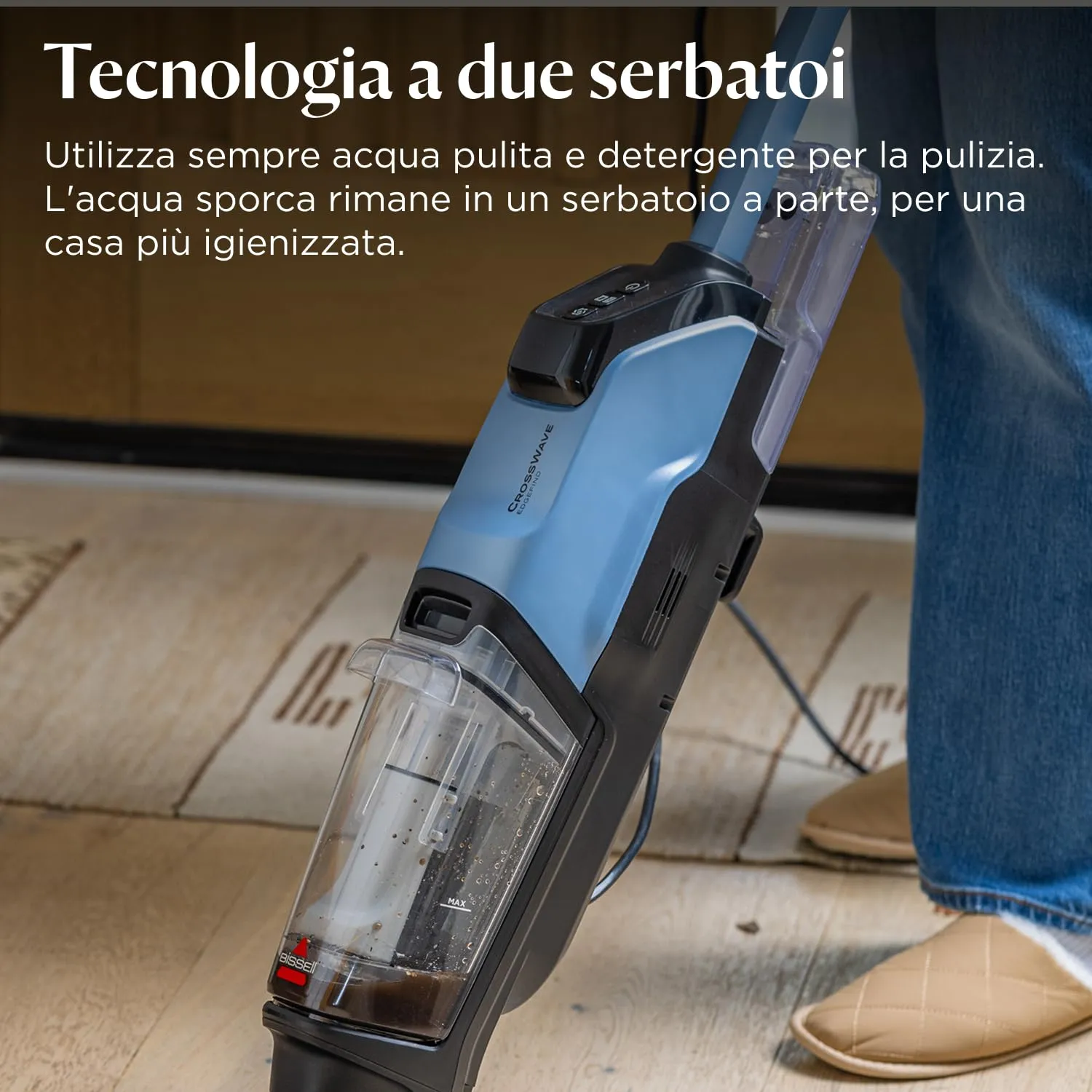 Bissell CrossWave EdgeFind Aspirapolvere e Lavapavimenti 4159N - immagine 6