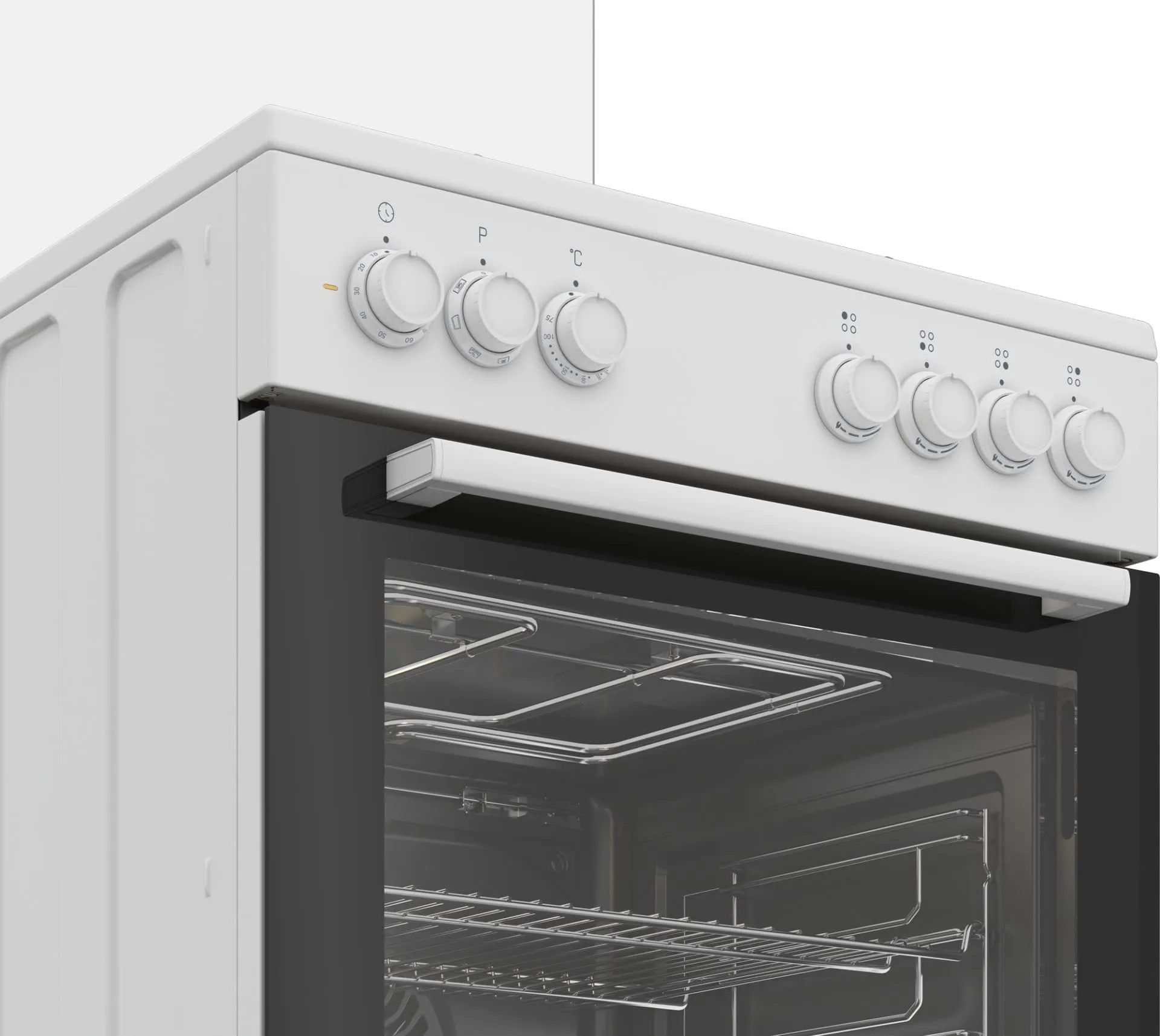 Beko FBE62011WC Cucina a gas con forno elettrico, 60x60 cm, Classe A, Bianco - immagine 2