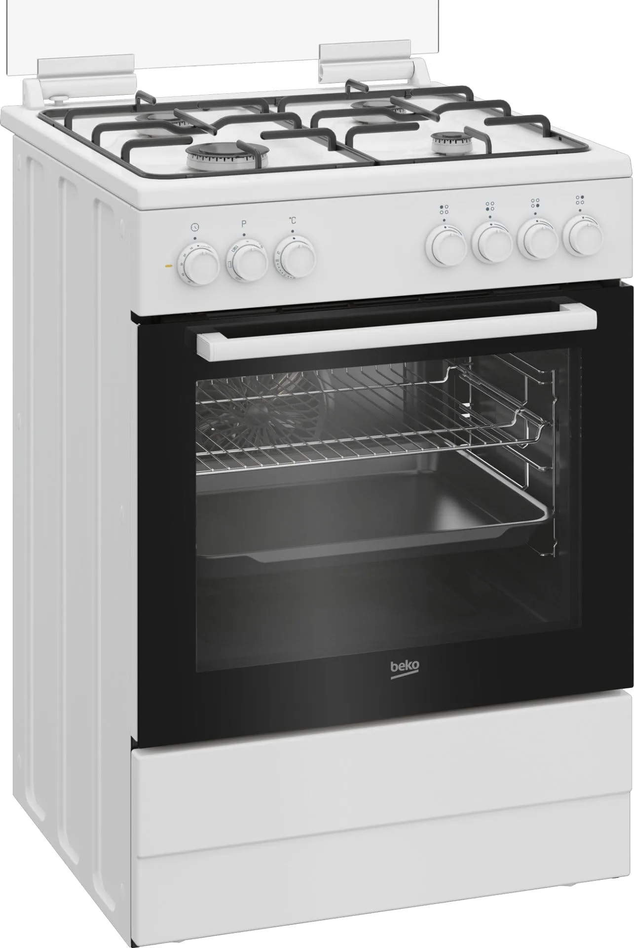 Beko FBE62011WC Cucina a gas con forno elettrico, 60x60 cm, Classe A, Bianco - immagine 5