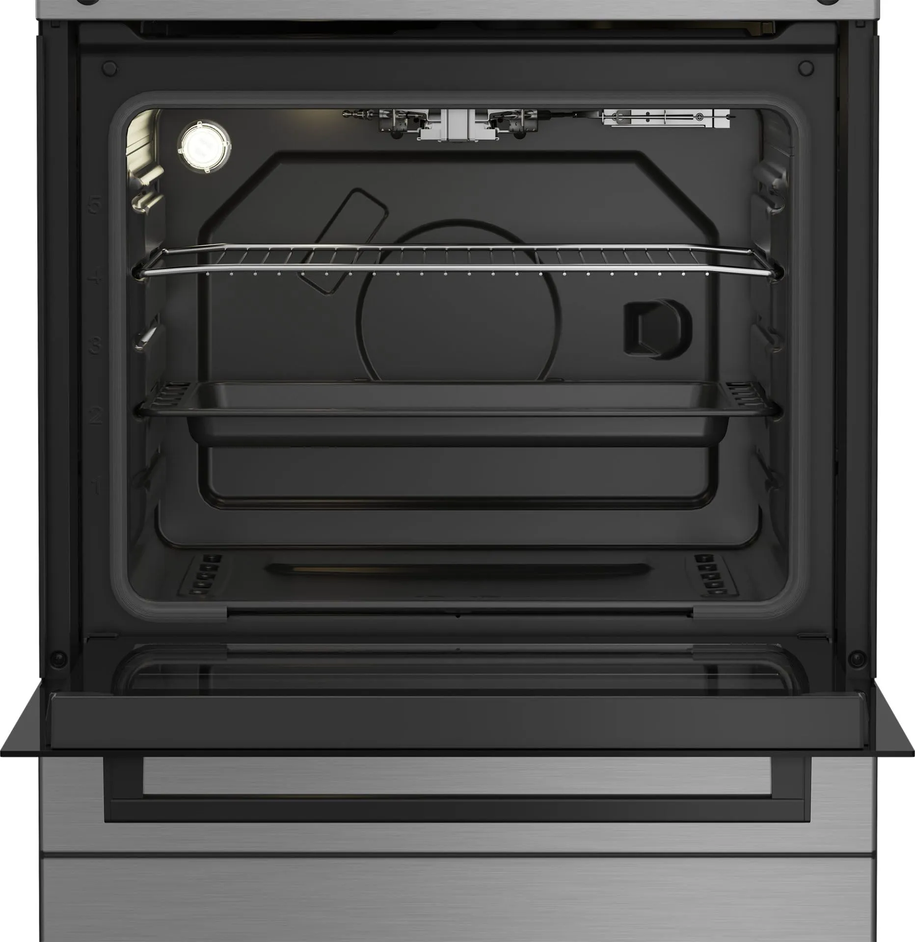 Beko FBG62010DX Cucina a Gas con Forno, 60x60 cm, Inox/Nero - immagine 6