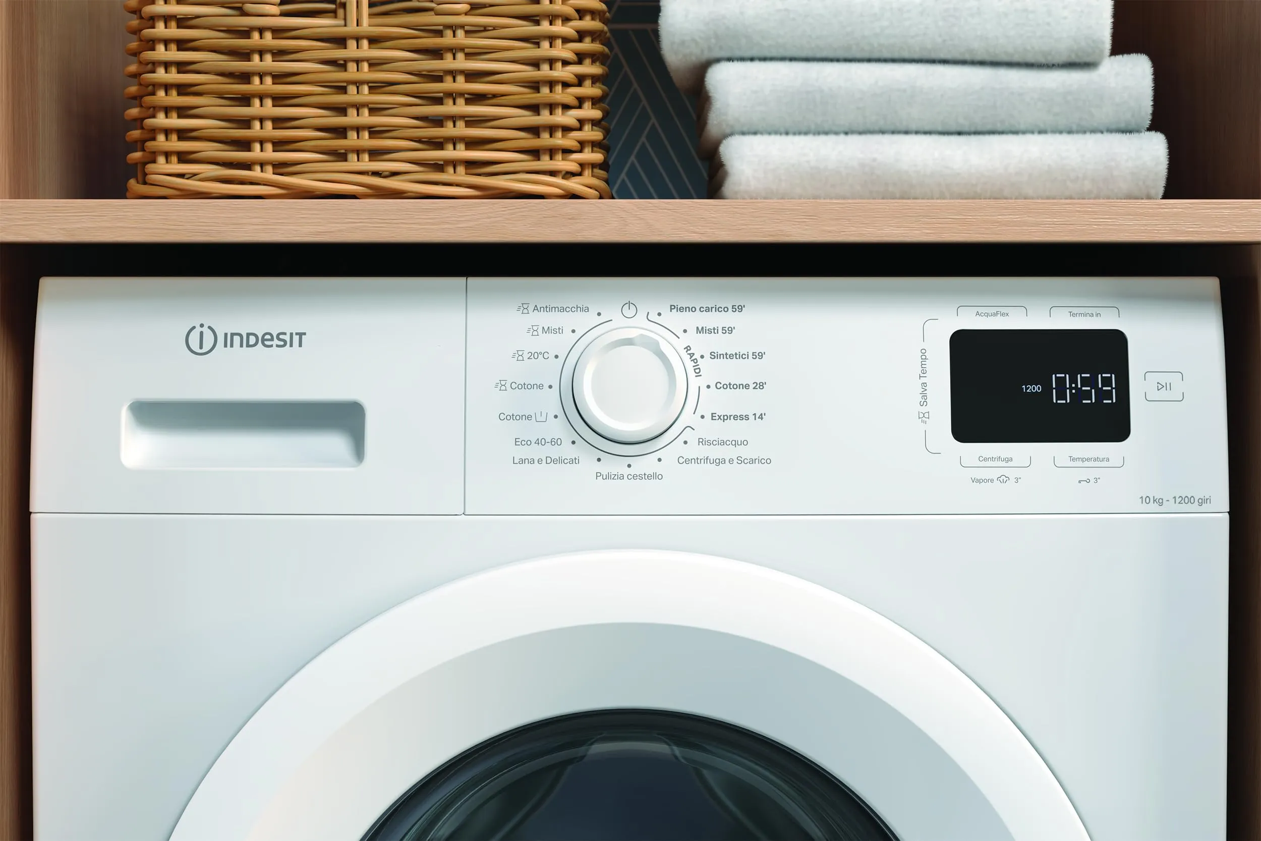 Indesit IM 1072 My Time It Lavatrice 10 kg - immagine 5