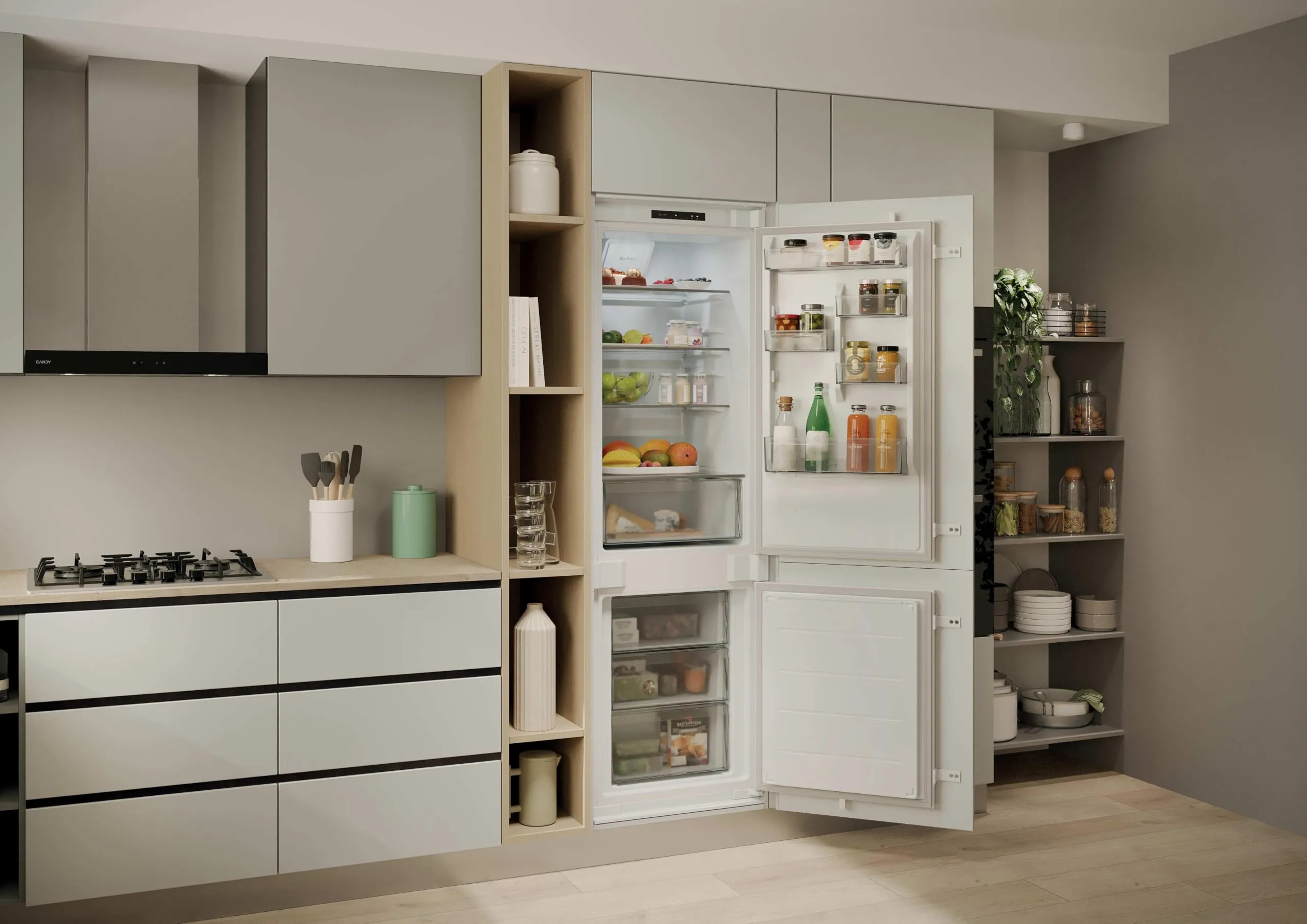 Candy Fresco 400 Frigorifero Combinato da Incasso 268L, Low Frost, CNBQL3518EV - immagine 9
