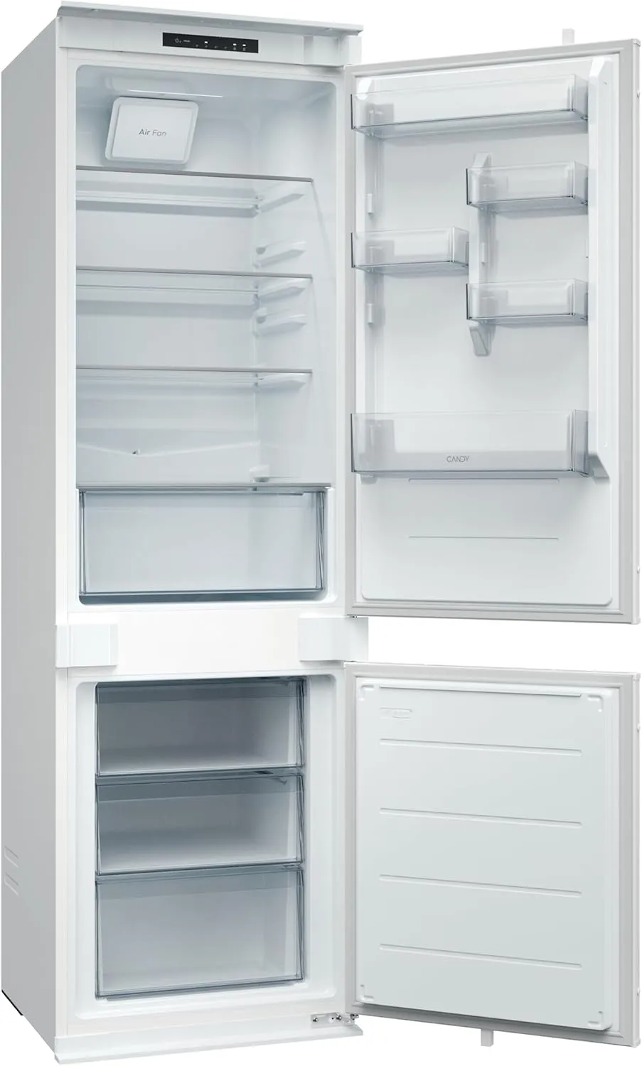 Candy Fresco 400 Frigorifero Combinato da Incasso 268L, Low Frost, CNBQL3518EV - immagine 10