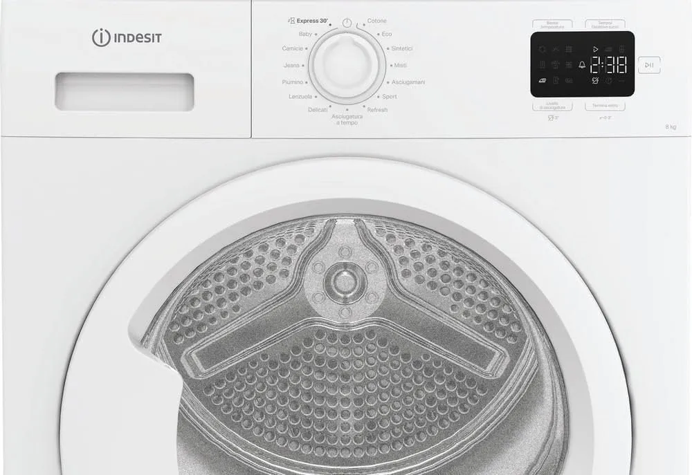 Indesit C YD 83D WW IT Asciugatrice 8kg Slim a Pompa di Calore - immagine 5