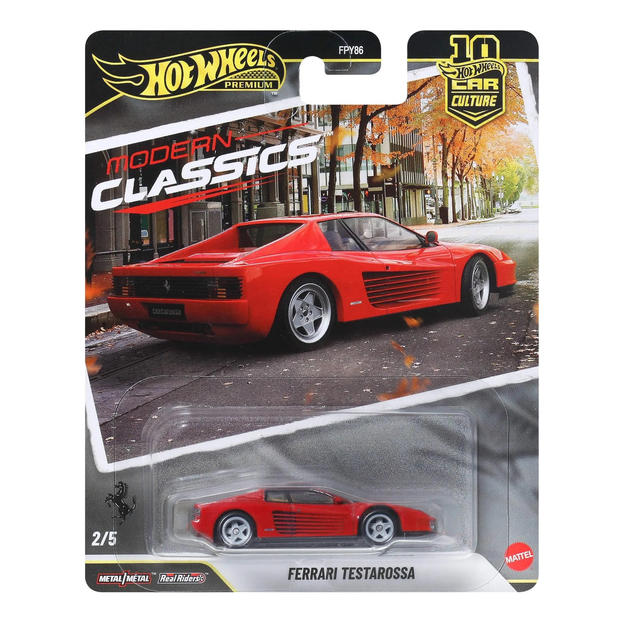 Hot Wheels Premium Car Culture 2026 Ferrari Testarossa - immagine 1