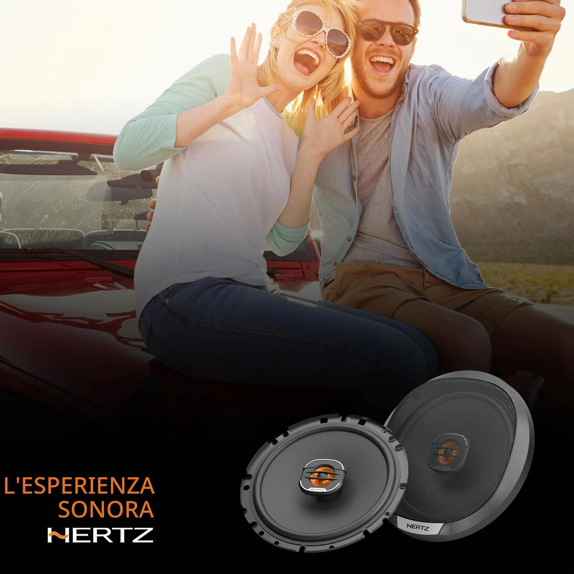 Hertz X 165 Fan Edition Coassiali 2 Vie 165 mm 300W Picco - immagine 2