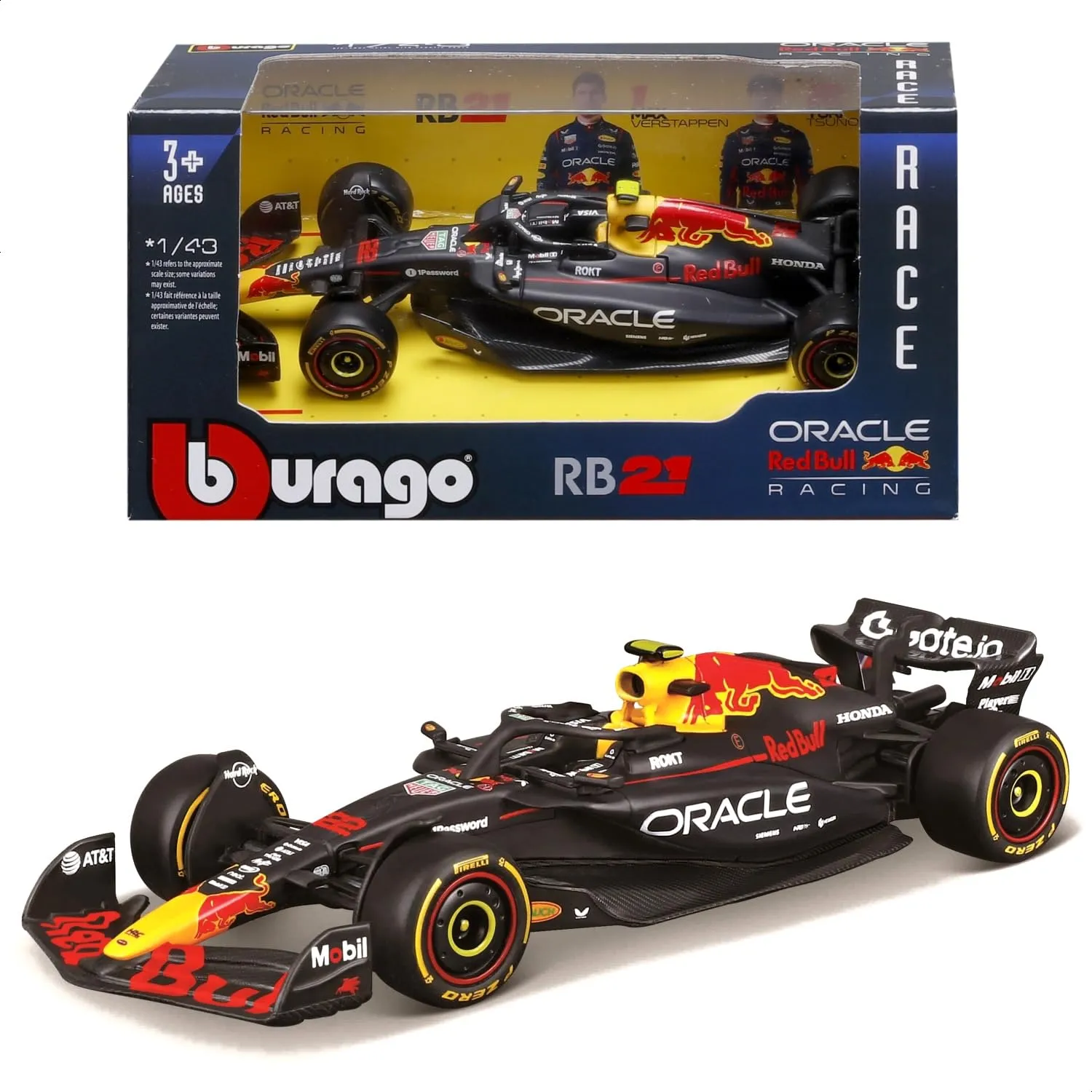 Bburago F1 Red Bull Racing RB21 2025 #22 Tsunoda 1:43 Diecast Model - immagine 1