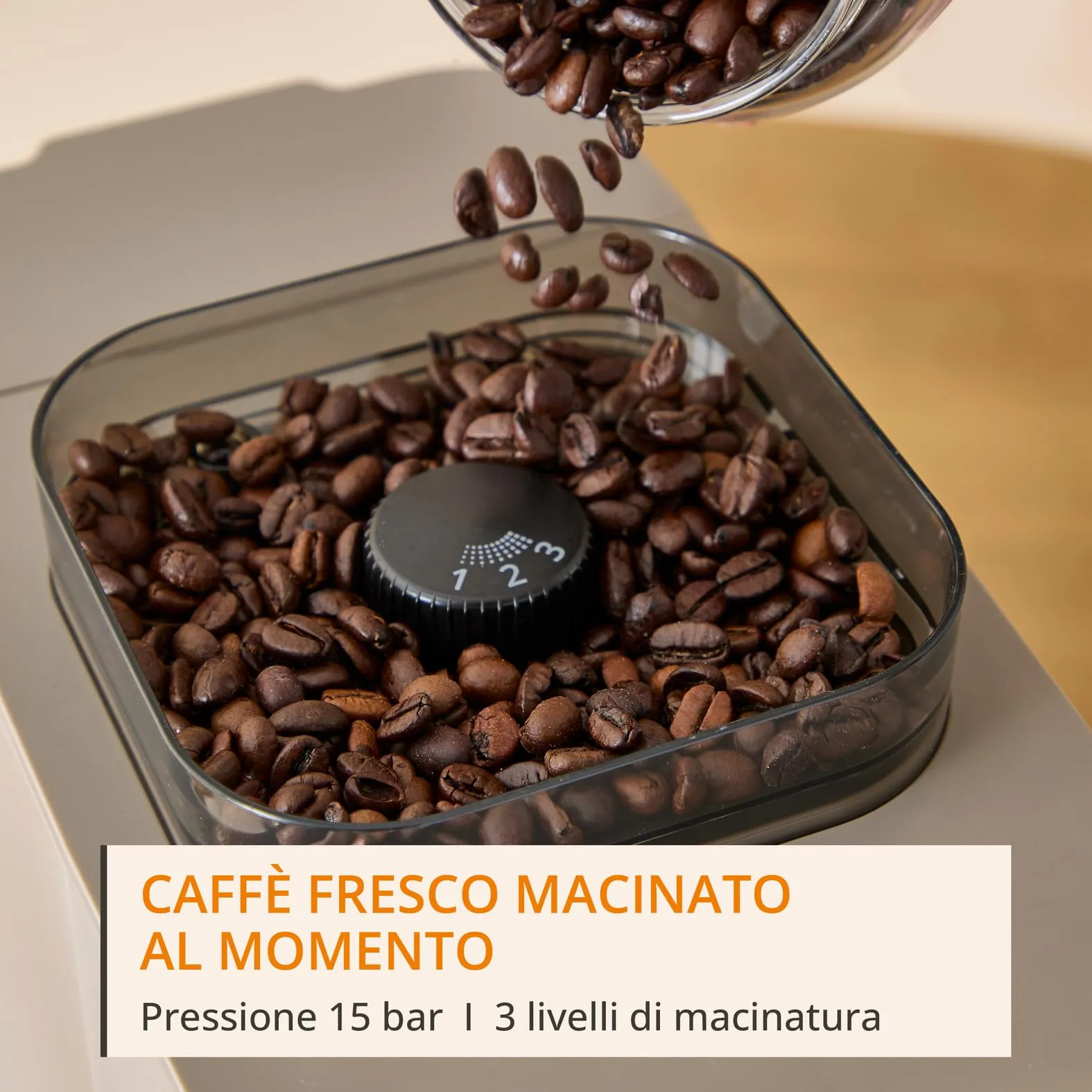 Krups Coffee Crush Extra Automatic Coffee Machine, Chai, SA402A - immagine 5