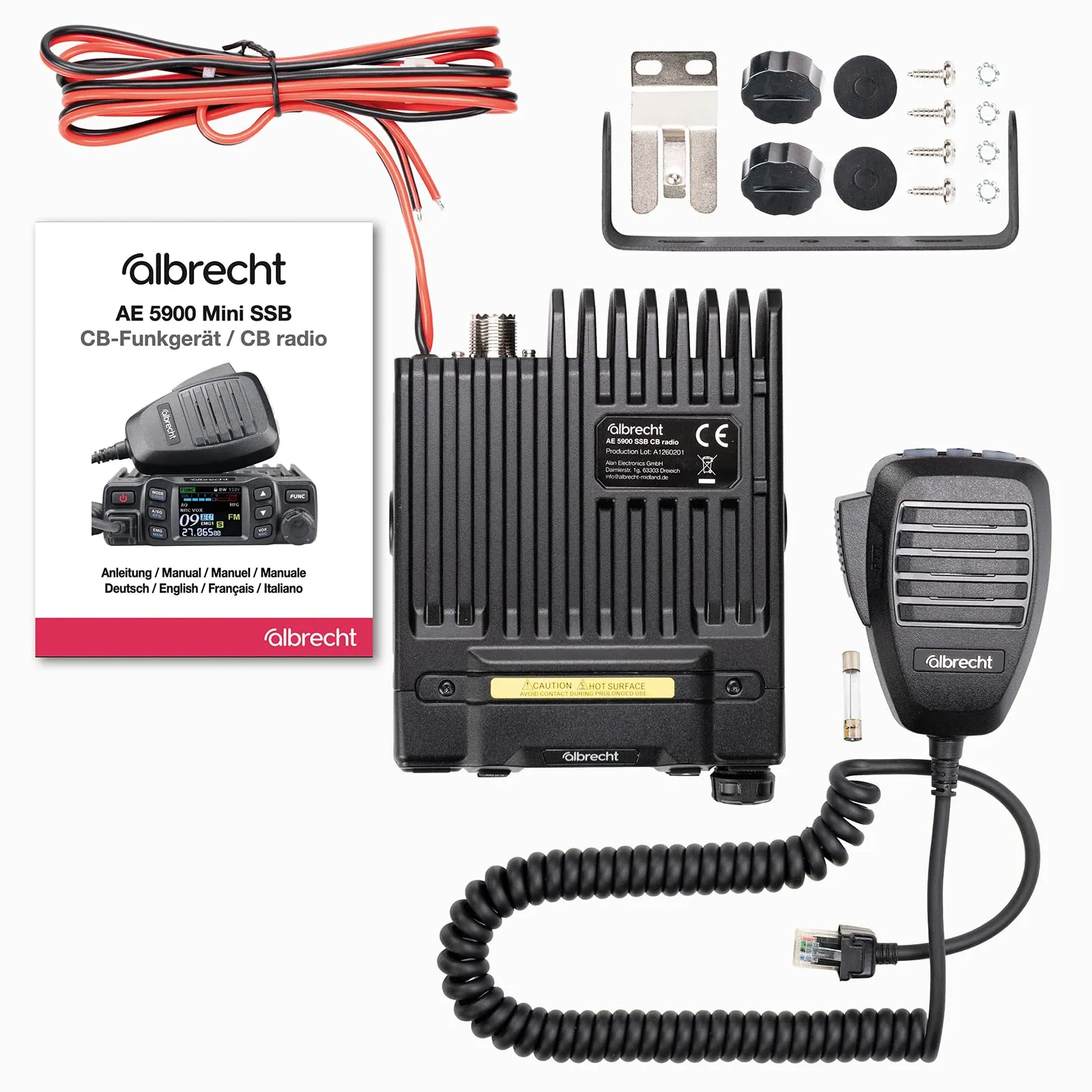 Albrecht AE 5900 Mini SSB CB-Funkgerät AM/FM/SSB 12W - immagine 5