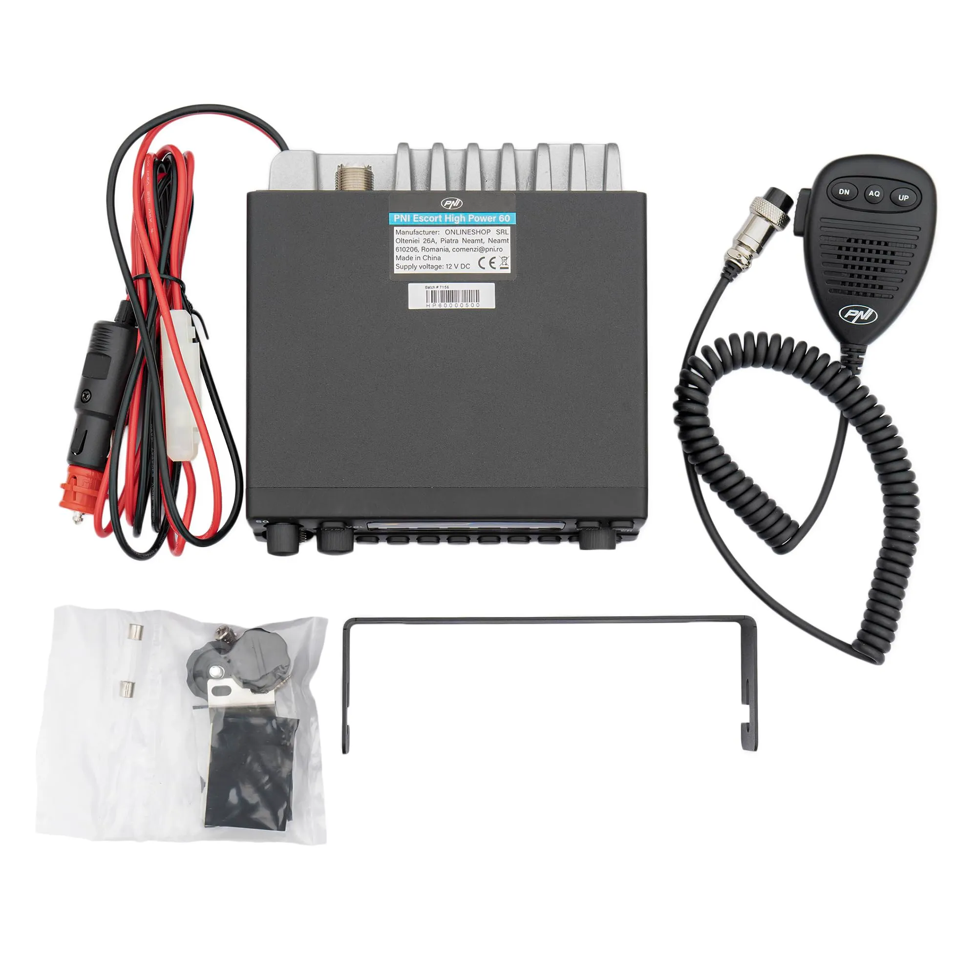 PNI Escort HP60 Radio CB Multistandard 60W FM/AM 12V ASQ - immagine 8