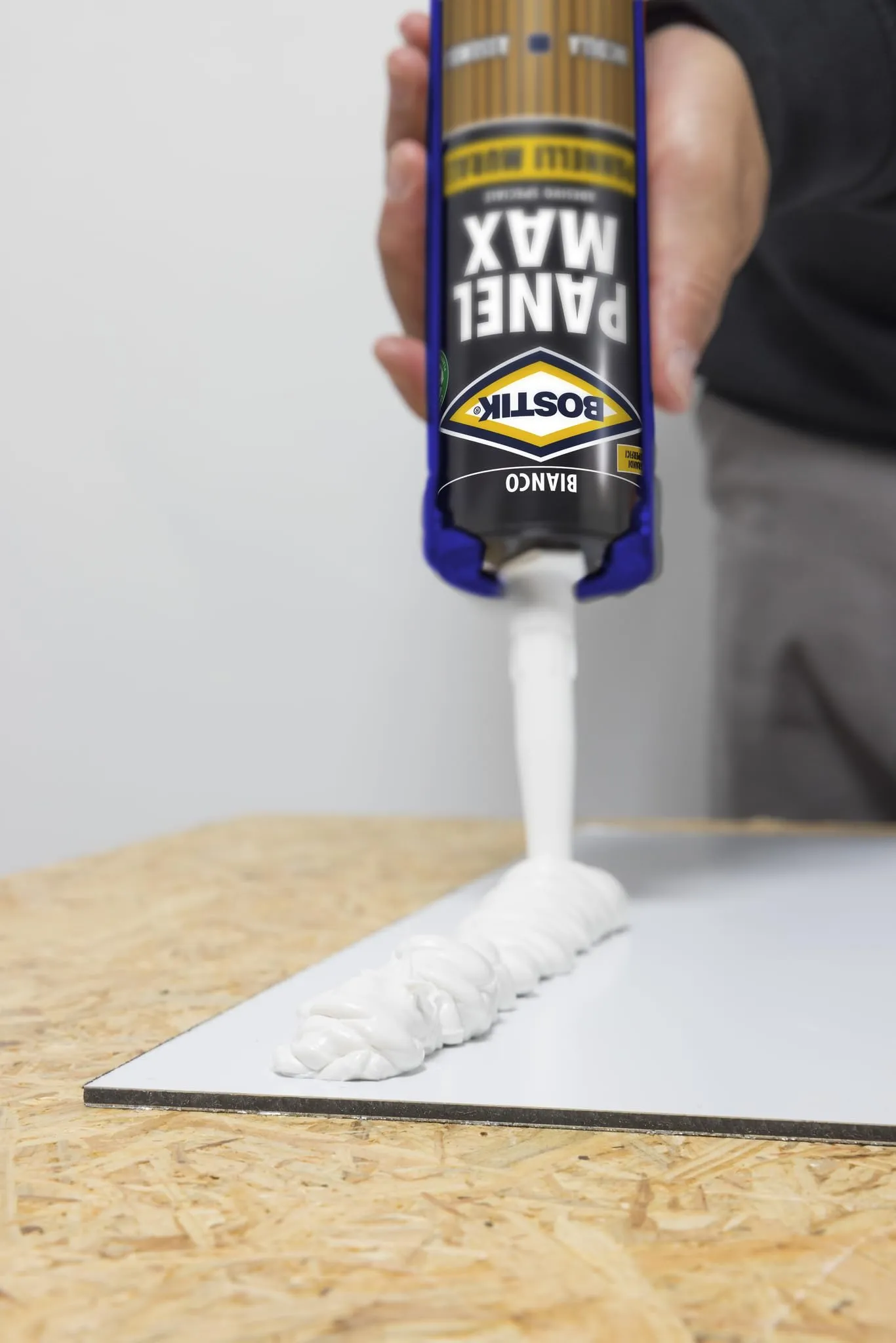 Bostik Panel Max Adesivo di Montaggio a Polimero Ibrido per Pannelli e Rivestimenti Murali, 465 gr - immagine 4