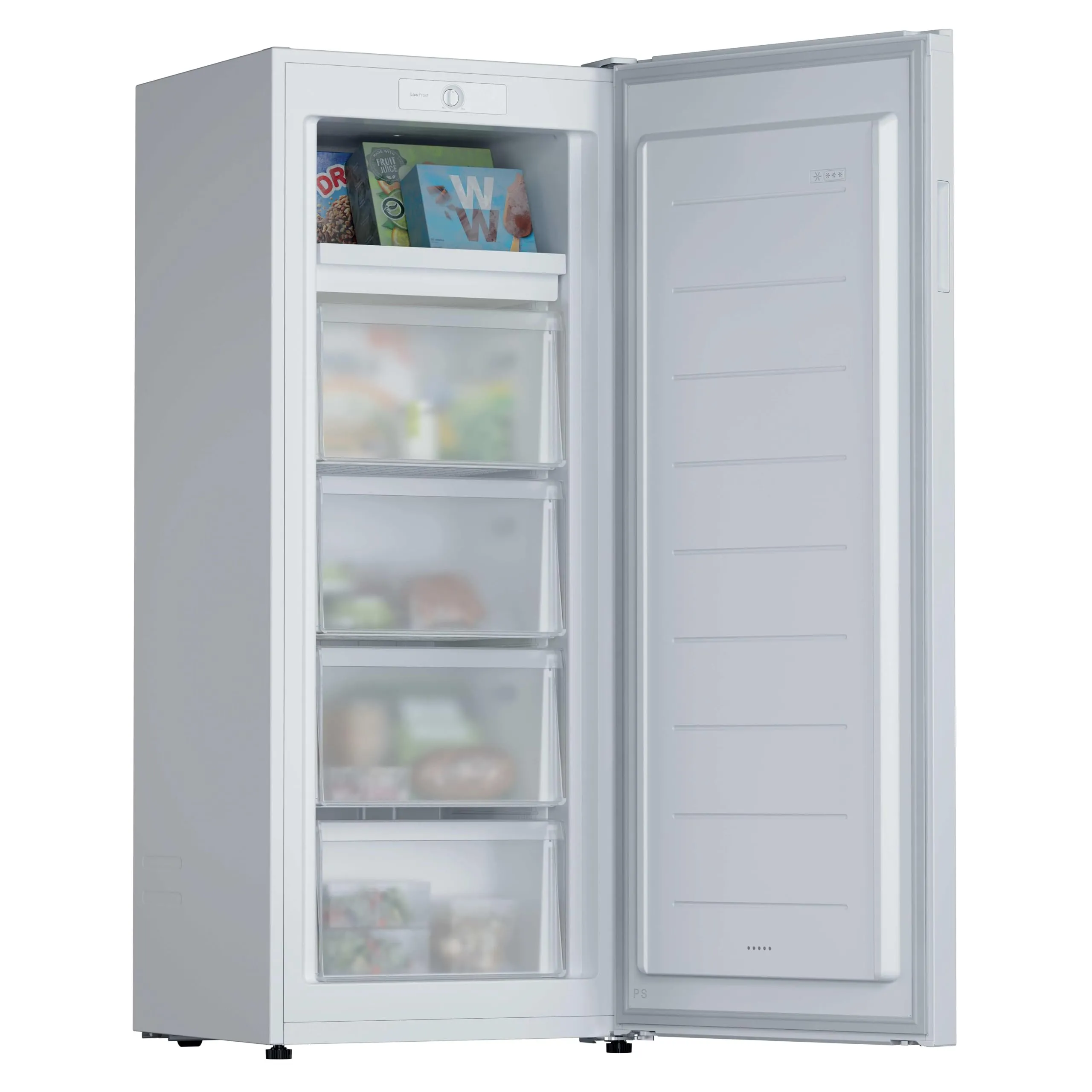 Candy CNUQ2L513EW Congelatore Verticale Libera Installazione 169L Bianco - immagine 4