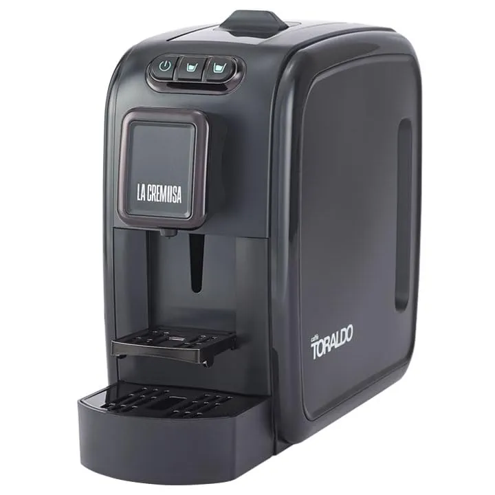Caffè Toraldo La Cremosa Coffee Machine 44mm ESE Pods, Nera - immagine 1