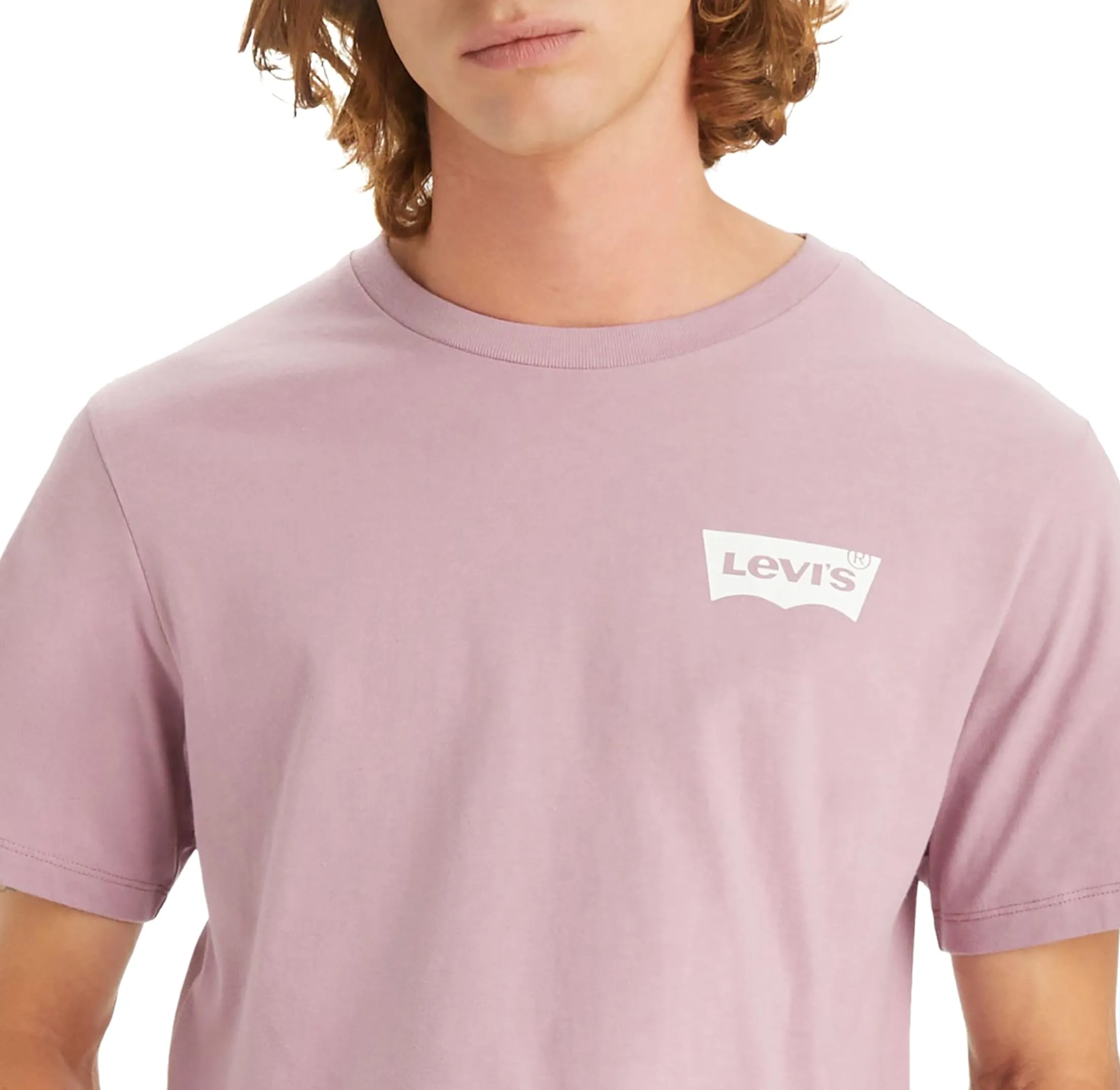 Levi's Graphic Crewneck Tee, Batwing Dusty Orchid, XS - immagine 3